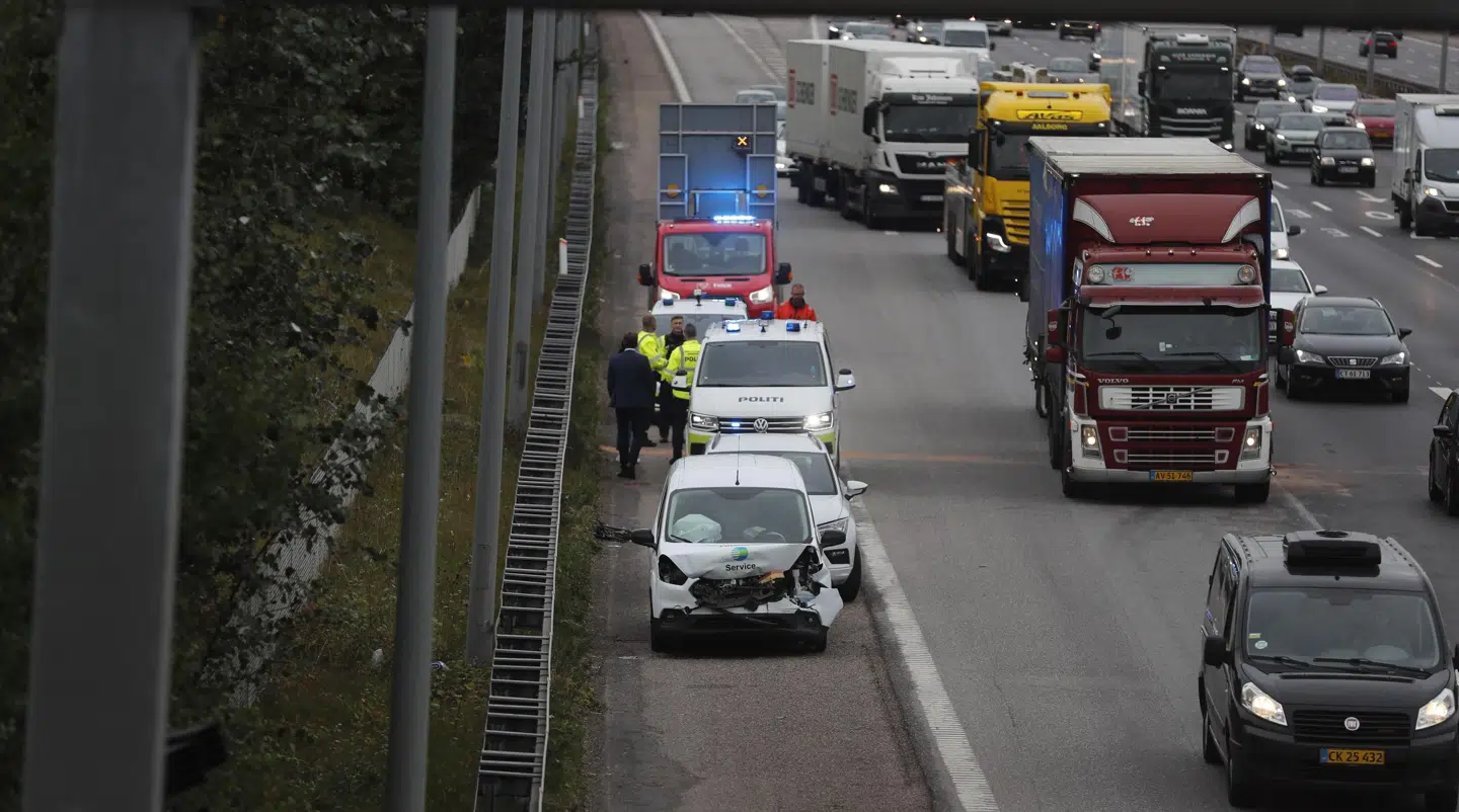 Der mangler endnu noget oprydning i nødsporet,