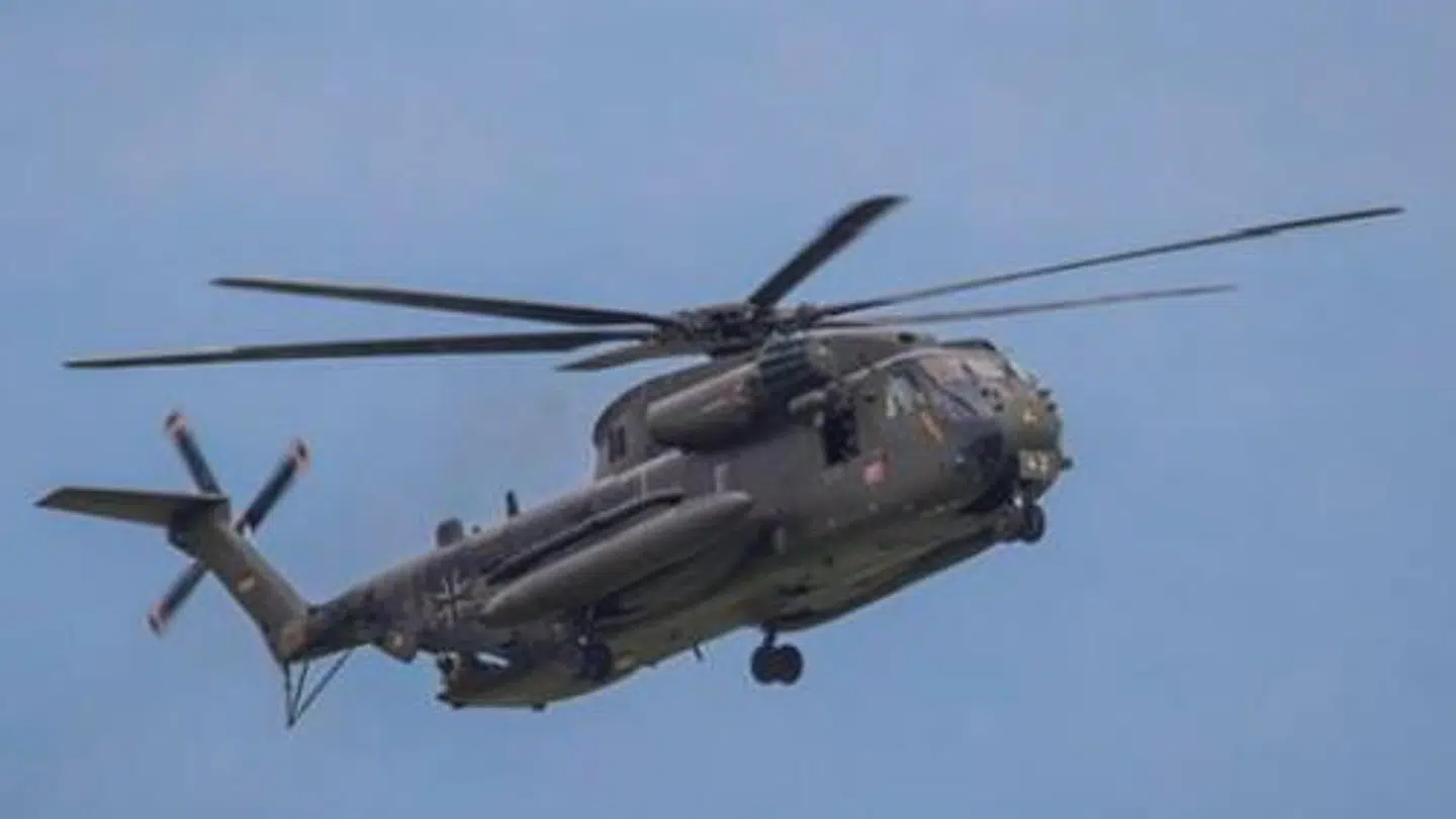 Enøverlse ligger altså til grund for, at man har kunne spotte både heleikoptere og militærfly på himlen. Foto: presse-fotos.dk.