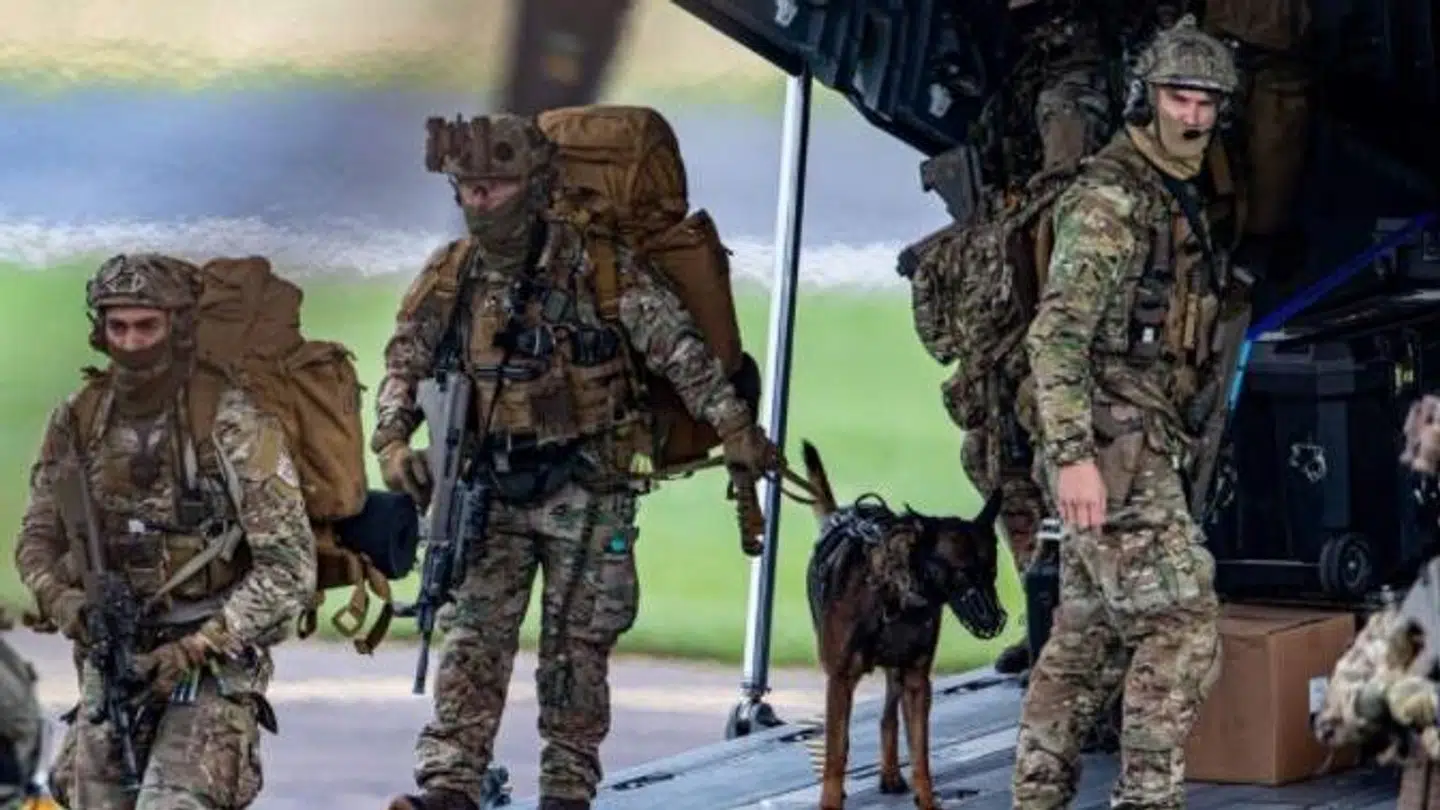 Den store militærøvelse Nighthawk varer helt frem til 7. oktober. Foto: presse-fotos.dk.