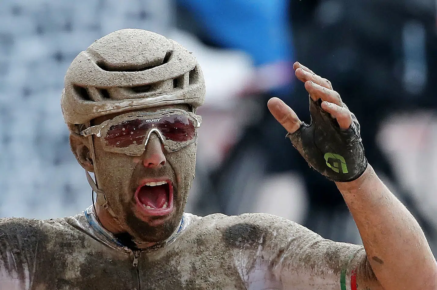 Sonny Colbrelli kunne nærmest ikke tro det, da han vandt 2021-udgaven af Paris-Roubaix.