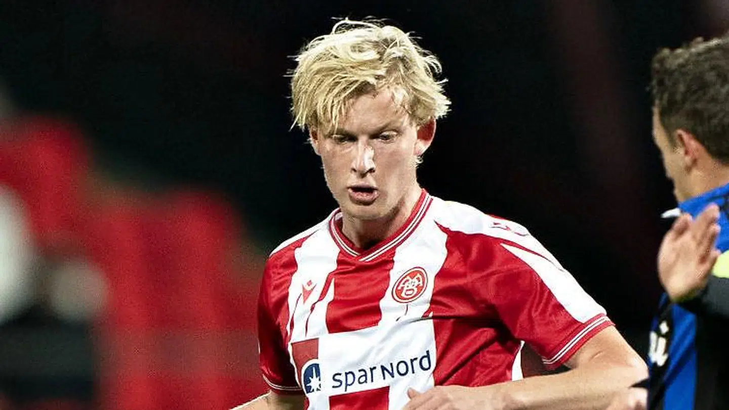 AaB's Malthe Højholt har fået et kæmpe gennembrud på midtbanen for Superligaens øjeblikkelige nr. 3.