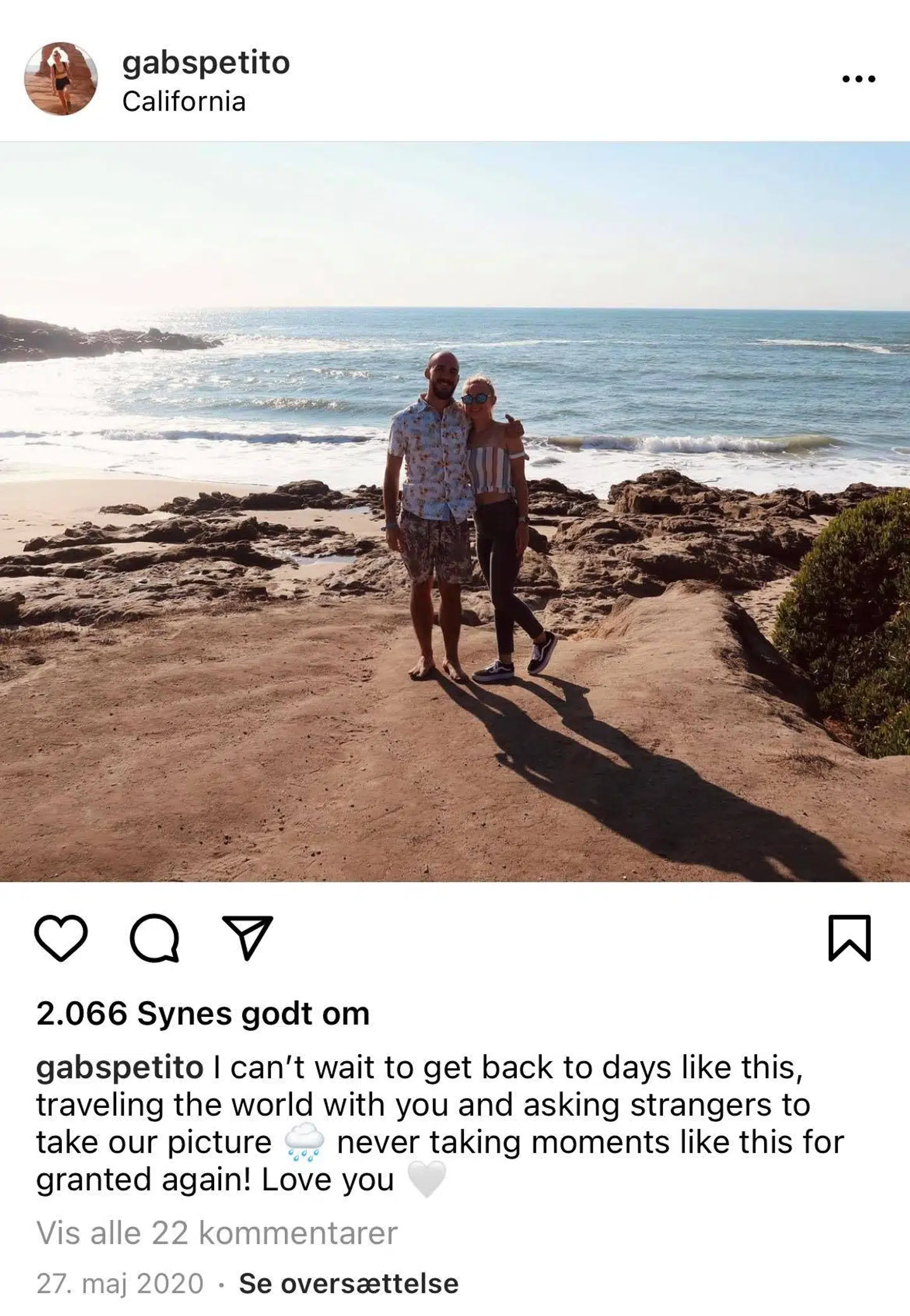 Gabby og Brian Laundrie skrev ofte kærlige beskeder til hinanden på Instagram. Men måske det ikke var så rosenrødt. En veninde til Gabby beskriver i hvert fald Laundrie som både jaloux og kontrollerende.