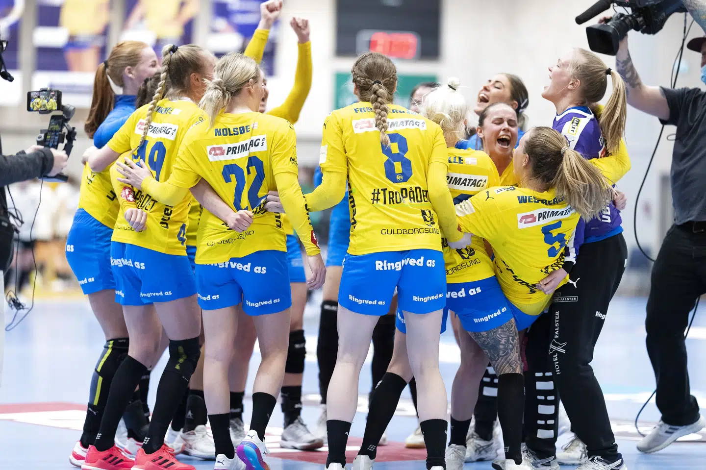 Nykøbing Falster snuppede en vigtig sejr mod Randers fredag aften. (Arkivfoto) Claus Bech/Ritzau Scanpix