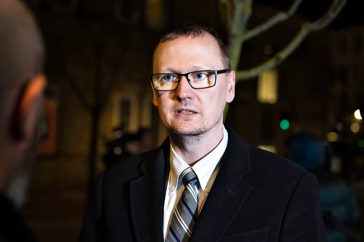 Advokat Jan Schneider var forsvarer for den ukrainske mand, som blev idømt fængsel og udvisning for tre voldtægter. (Scanpix 2017)