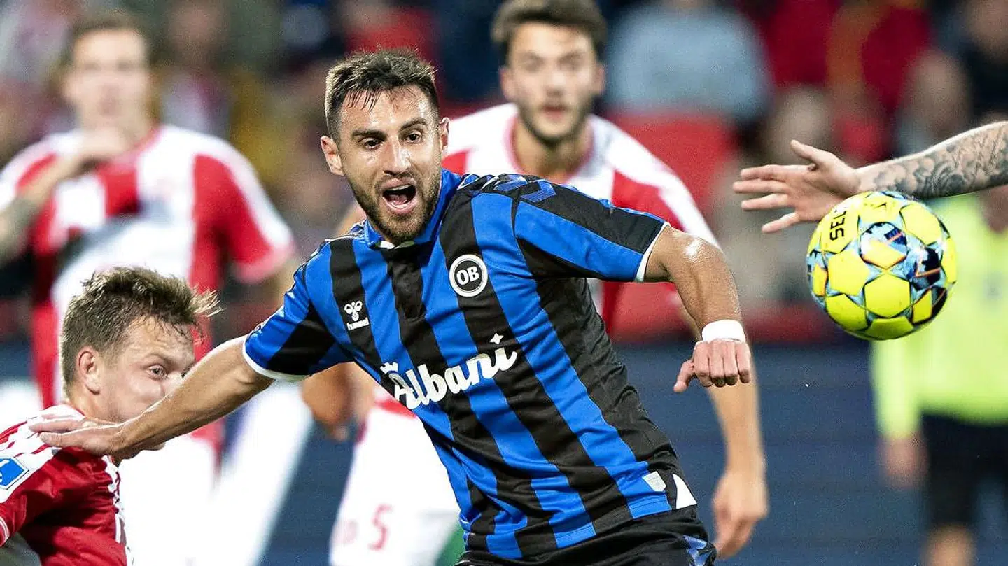 Bashkim Kadrii føler sig godt tilpas, når OB spiller med brede kanter.