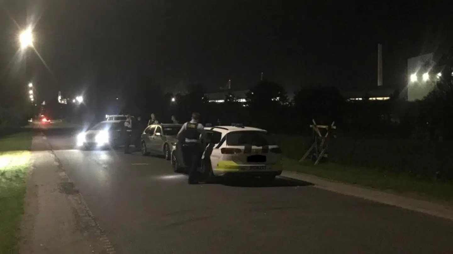 Den 26-årige mand forsøgte at stikke af til fods, men politiet fik hurtigt indhentet ham. Foto: presse-fotos.dk