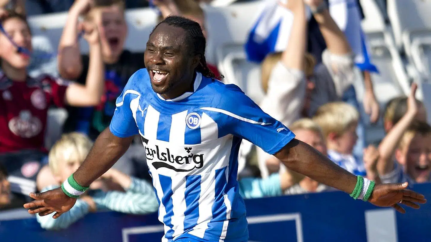 Fire sæsoner i træk var Peter Utaka OB's topscorer i Superligaen.