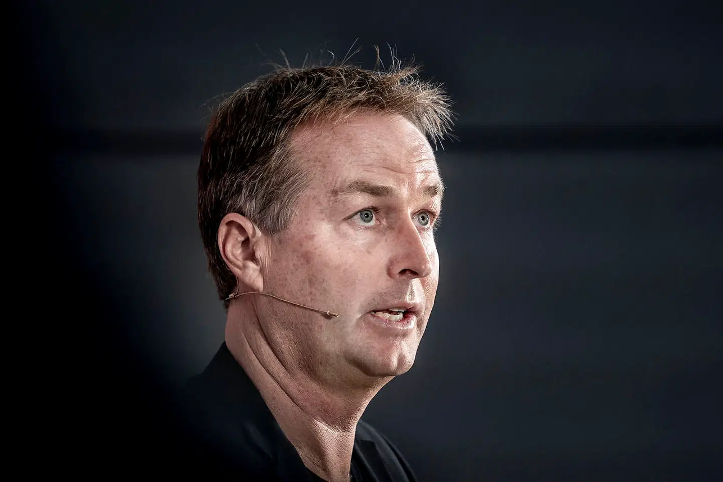 Kasper Hjulmand udtager landsholdet til kampene mod Moldova og Østrig. København, mandag den 27. september 2021.. (Foto: Liselotte Sabroe/Ritzau Scanpix)