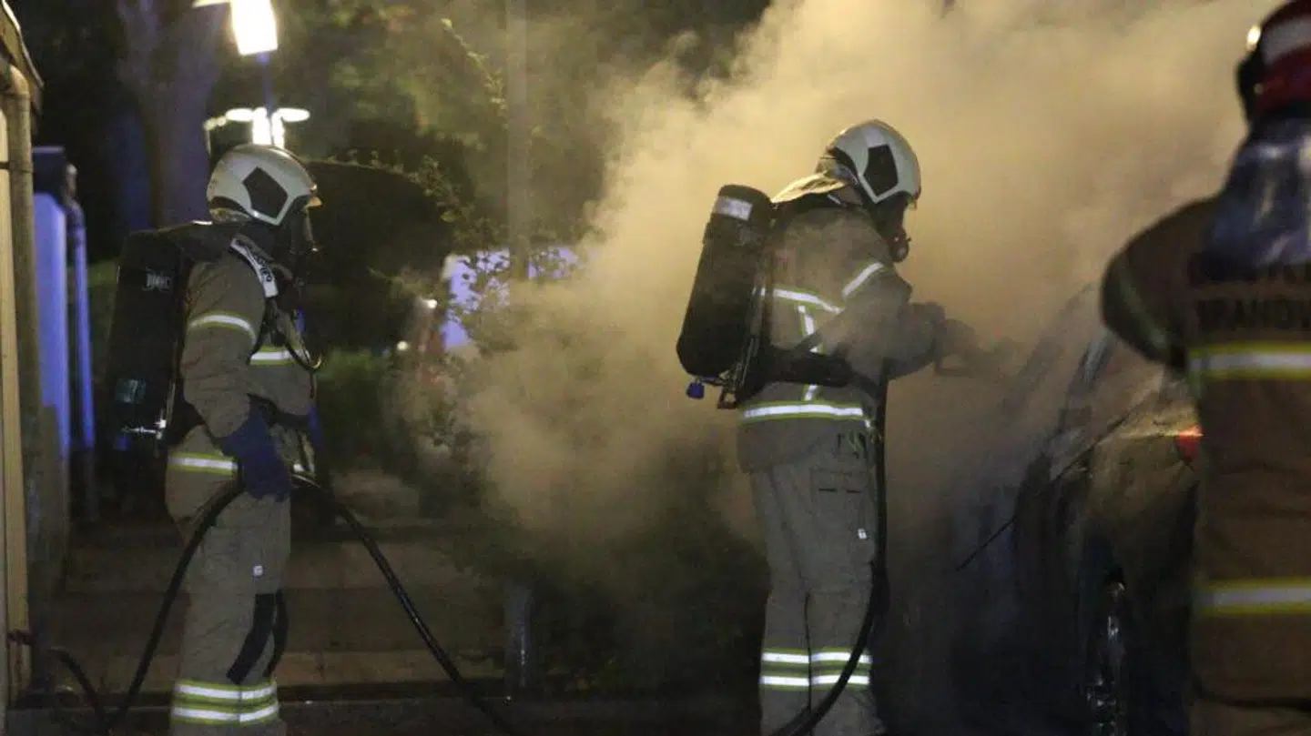 Østjyllands Brandvæsen fik hurtigt slukket branden.