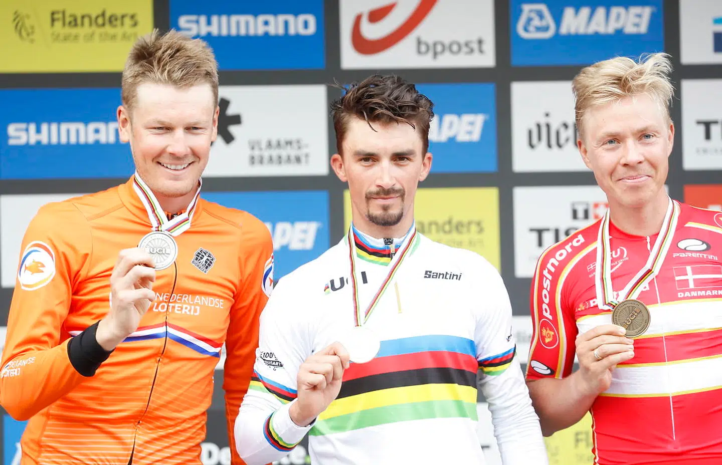 Det er andet år i træk, Julian Alaphilippe vinder VM.