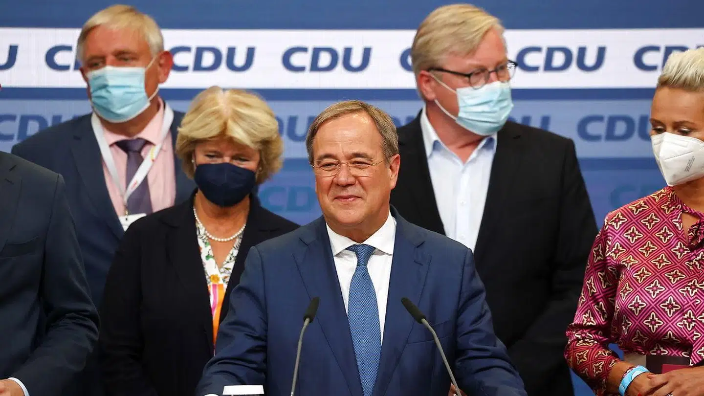 CDU's formand Armin Laschet fik en valglussing.