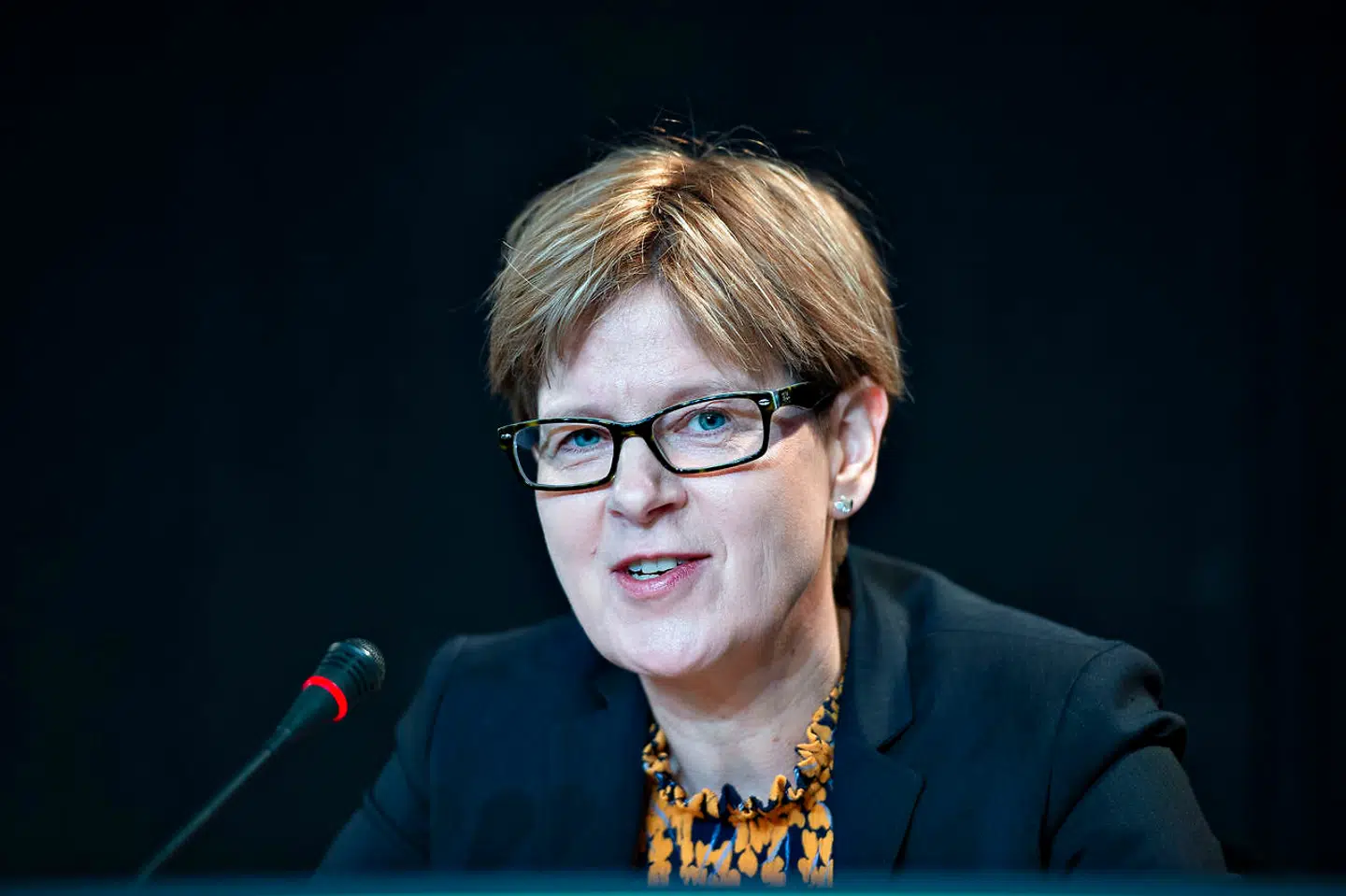 (ARKIV) Regionrådsformand i Nordjylland Ulla Astman ved Danske Regioners generalforsamling på Centralværkstedet i Aarhus, torsdag den 11. april 2019.Kommuner med få coronasmittede tripper for at føre an i genåbningen. Det bliver svært at styre, advarer virusforsker. Formand for Region Nordjylland er enig. Det skriver Ritzau, mandag den 27. april 2020.. (Foto: Henning Bagger/Ritzau Scanpix)