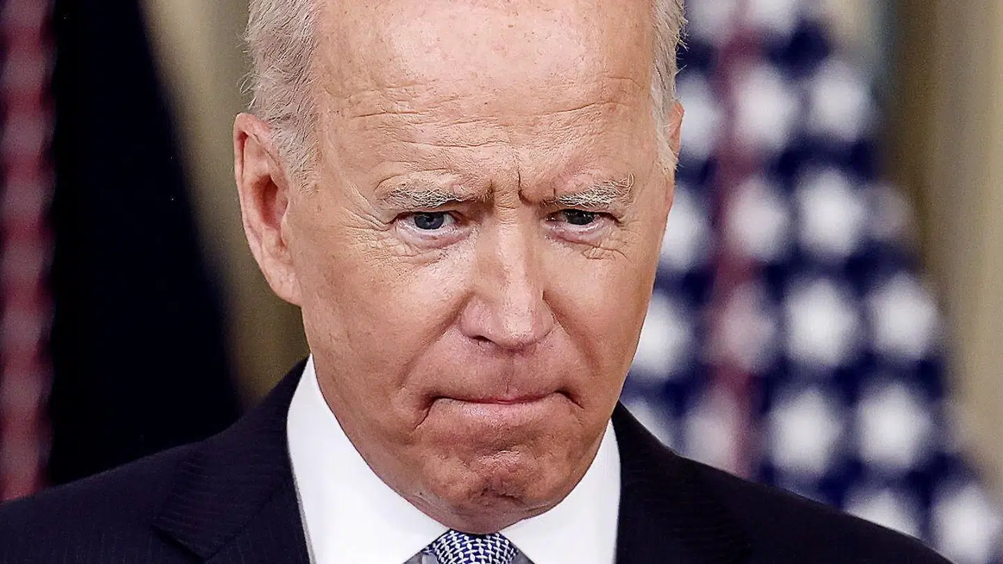 Tilslutningen til Joe Biden er nedadgående, viser målinger fra analysefirmaet Fivethirtyeight.