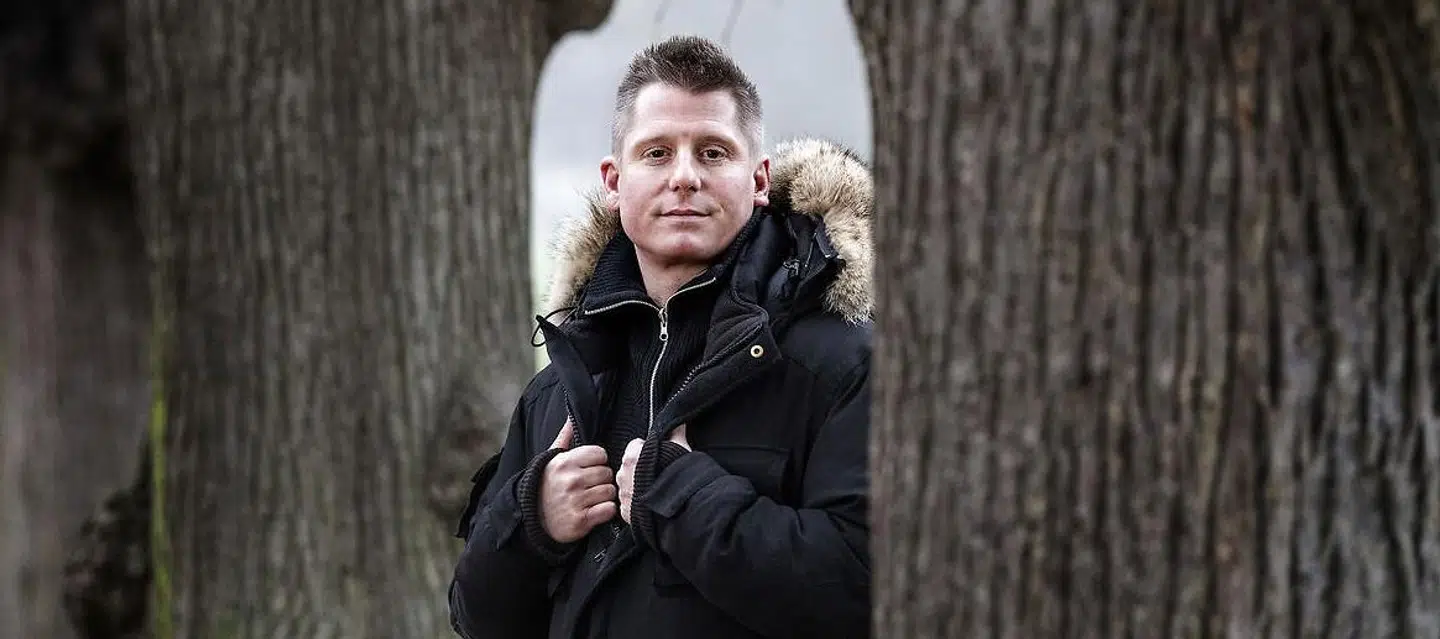 Skuespiller Robert Hansen.