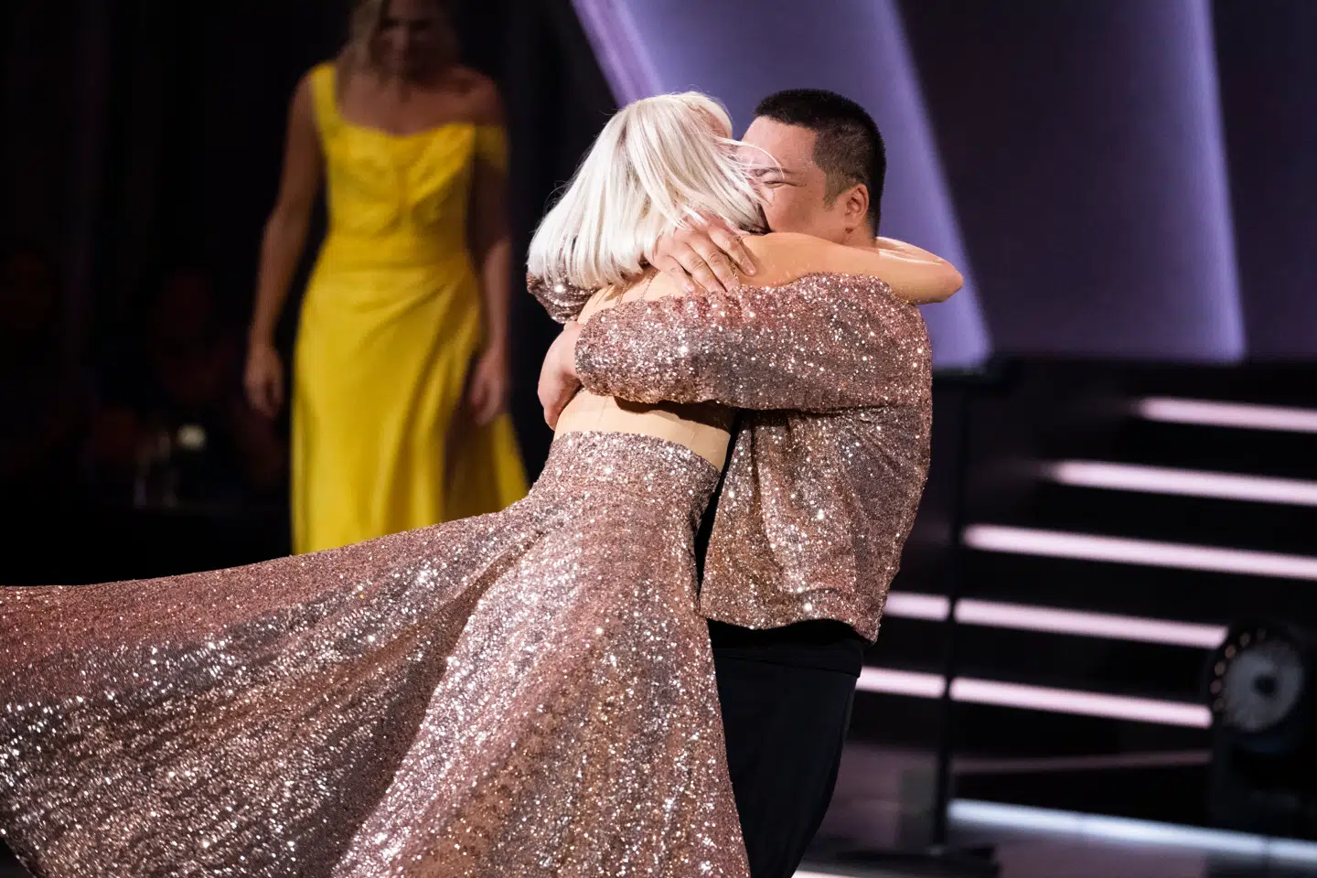 Micki Cheng og Jenna Bagge, Paso, "Rumour Has it" - Adele. Vild med Dans sæson 18, program 3 på TV2 fredag den 24. September 2021. (Foto: Martin Sylvest/Ritzau Scanpix 2021)