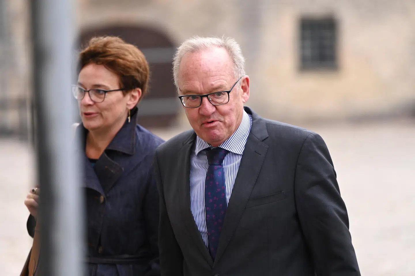 Tidligere departementschef i Udlændinge- og Integrationsministeriet Uffe Toudal Pedersen er fredag vidne i rigsretssagen mod tidligere minister Inger Støjberg. Rigsretssagen foregår i Eigtveds Pakhus, der ligger på Christianshavn i København. Philip Davali/Ritzau Scanpix