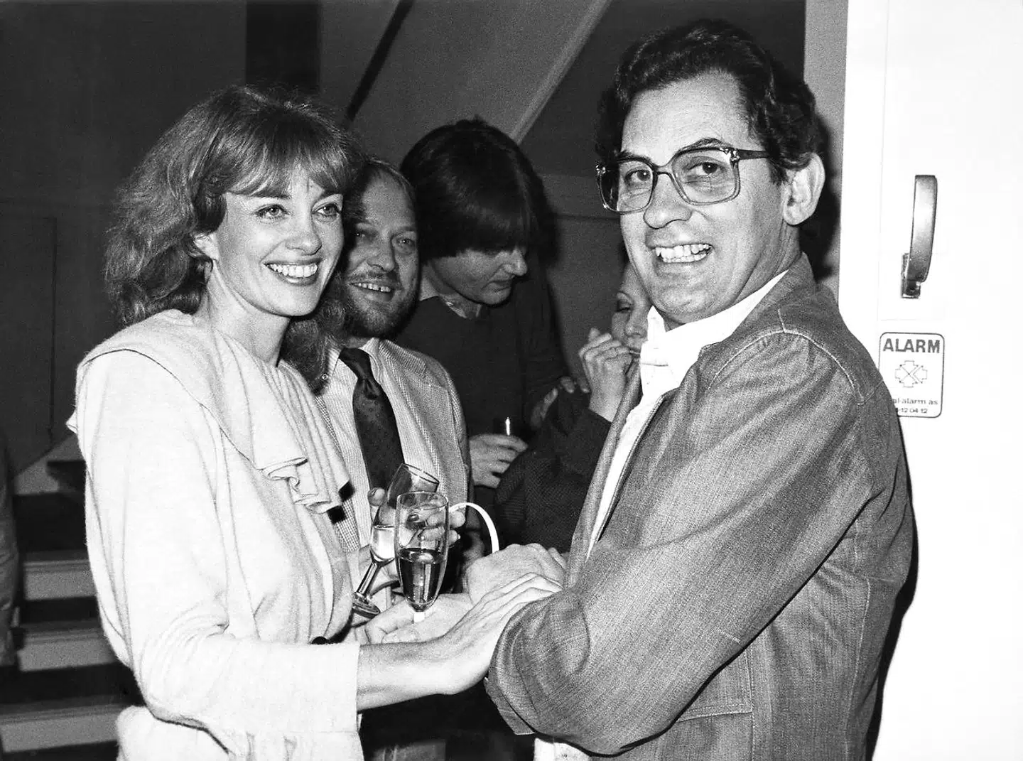 Malene Schwartz med sin mand Paul Hammerich.