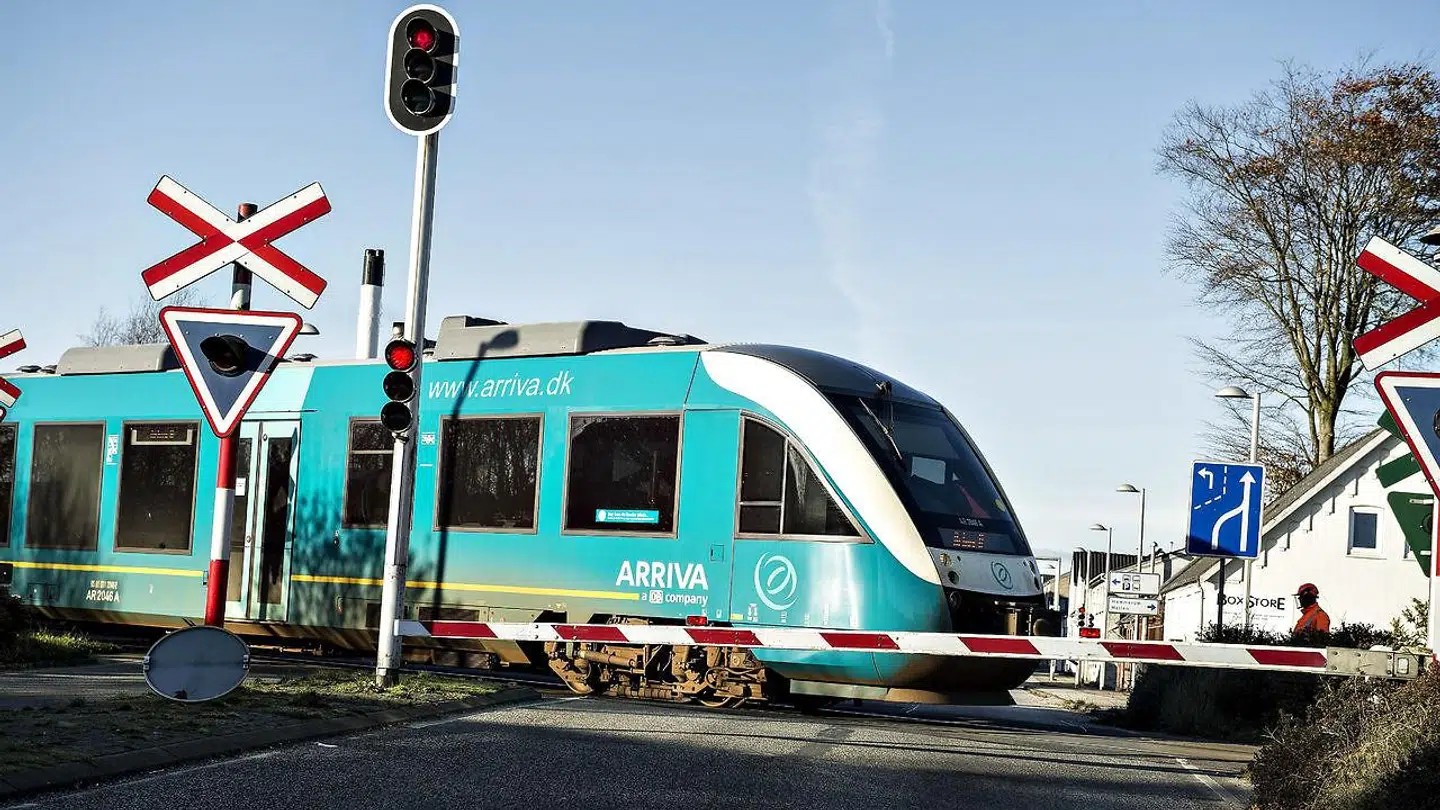 Arriva-toget var forsinket i mere end 3 timer. Dette er ikke et billede af det pågældende tog.