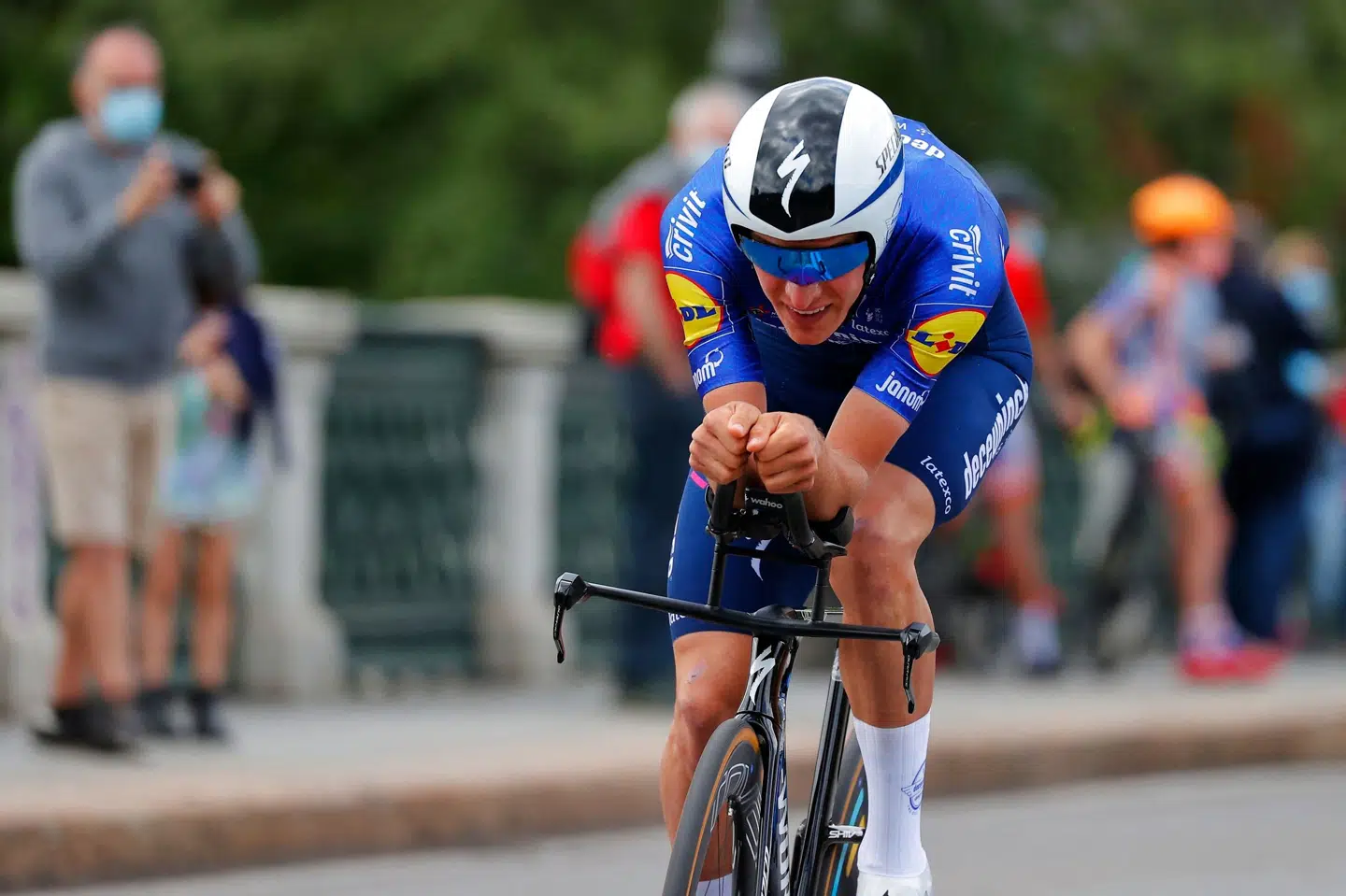 Mikkel Frølich Honoré har underskrevet en toårig kontrakt med Quick-Step. (Arkivfoto) Luca Bettini/Ritzau Scanpix