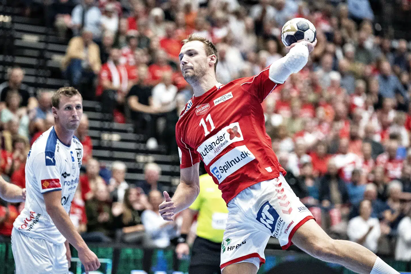 Lukas Sandell blev topscorer med 11 mål for Aalborg.