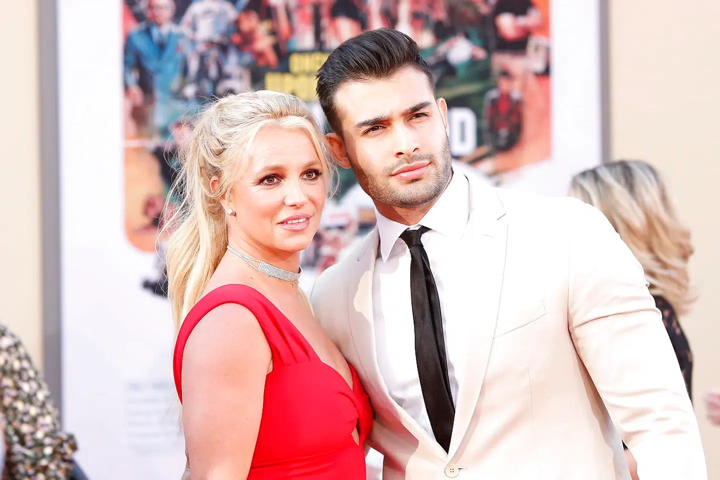 Britney Spears og hendes forlovede Sam Asghari.