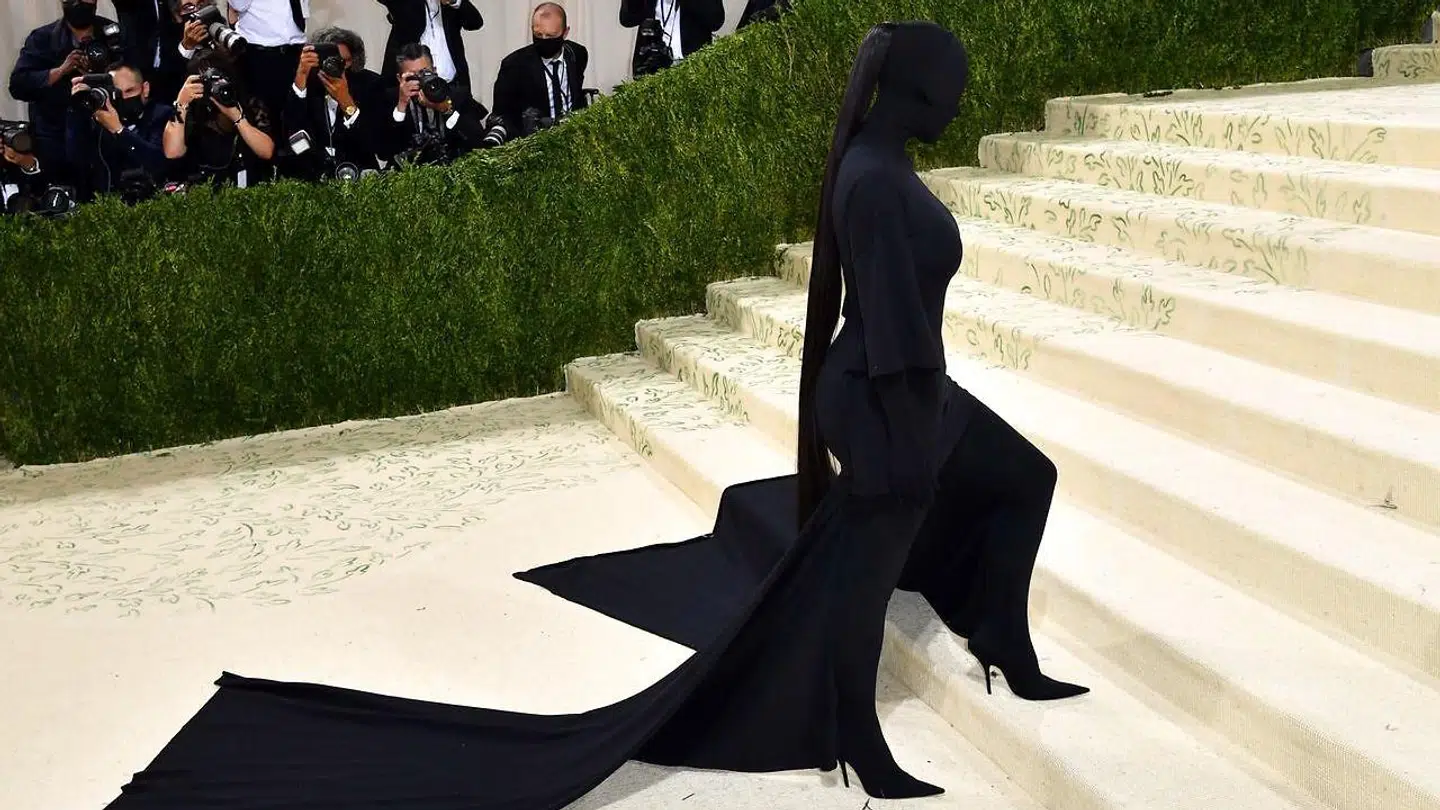 Kim Kardashian til året Met Gala.