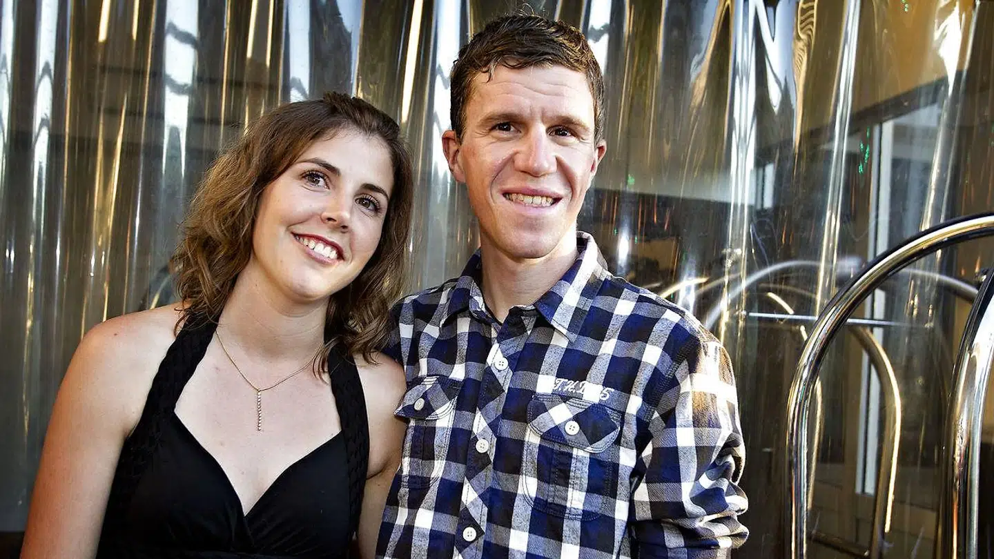 Chris Anker Sørensen og Michelle Moestrup Sørensen tilbage i 2012.