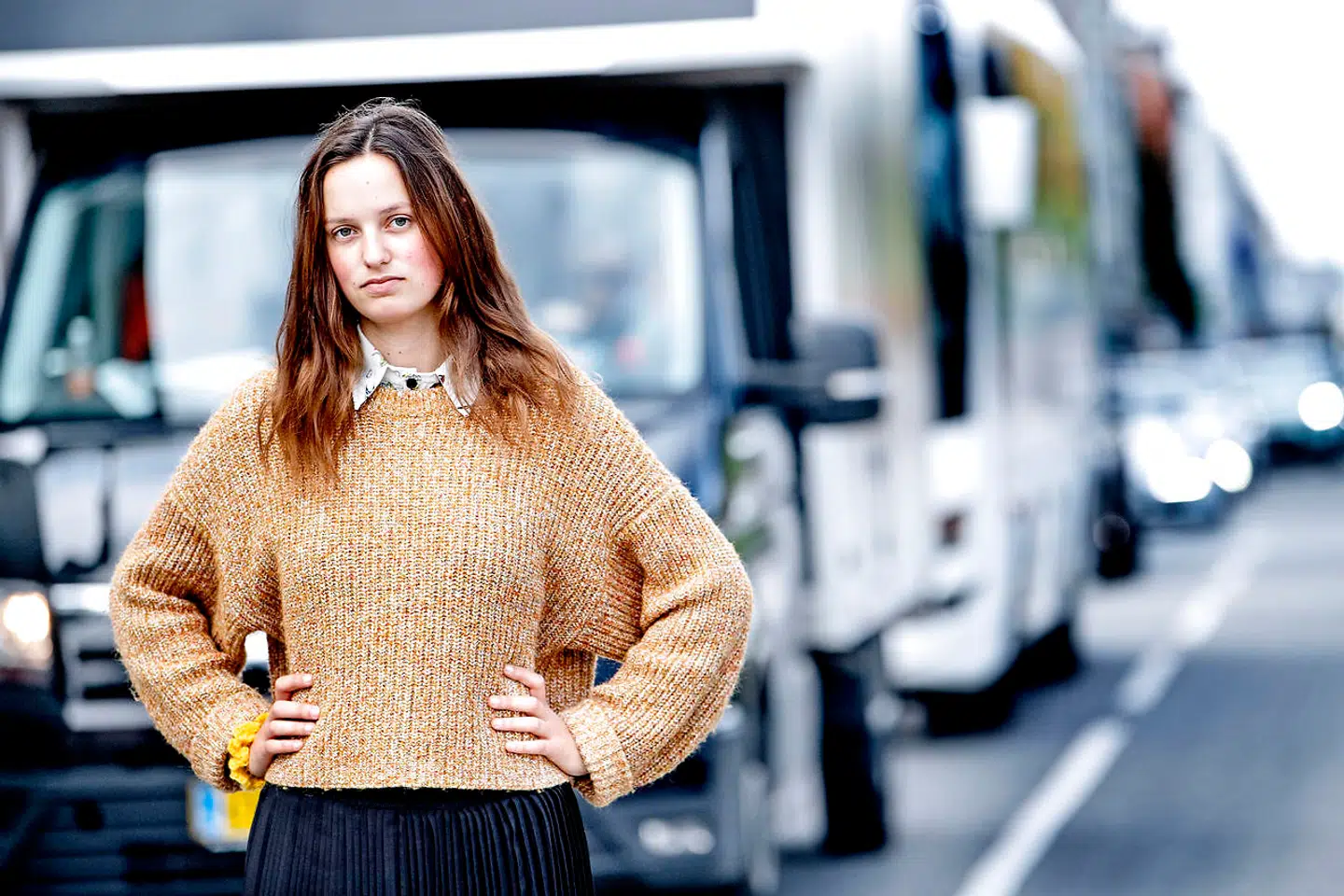 Terese Hauschultz er blevet anholdt til klimaaktioner to gange. Foto: Bax Lindhardt