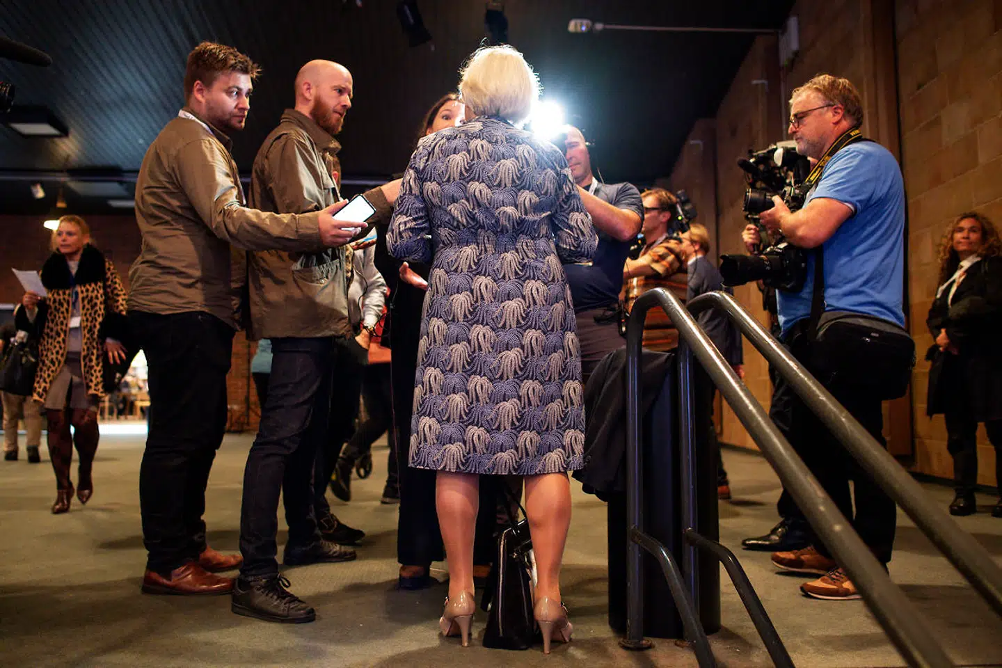 Pia Kjærsgaard giver interview før årsmødet. Dansk Folkeparti holder årsmøde i MCH Herning Kongrescenter lørdag den 18. september 2021.. (Foto: Bo Amstrup/Ritzau Scanpix)