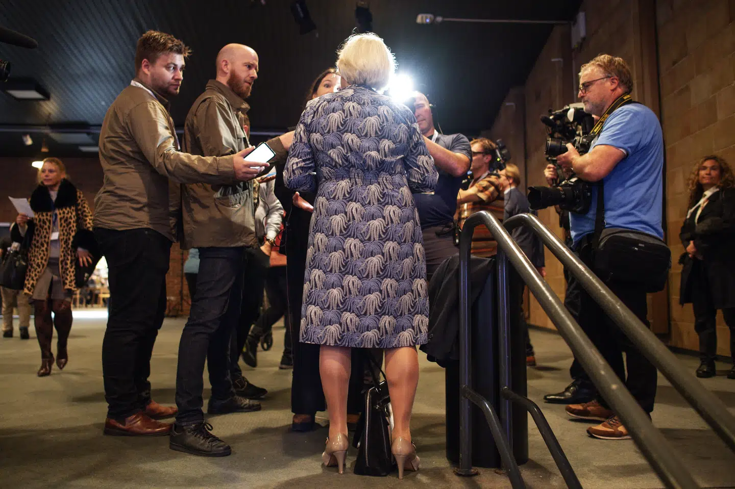 Pia Kjærsgaard giver interview før årsmødet. Dansk Folkeparti holder årsmøde i MCH Herning Kongrescenter lørdag den 18. september 2021. Bo Amstrup/Ritzau Scanpix