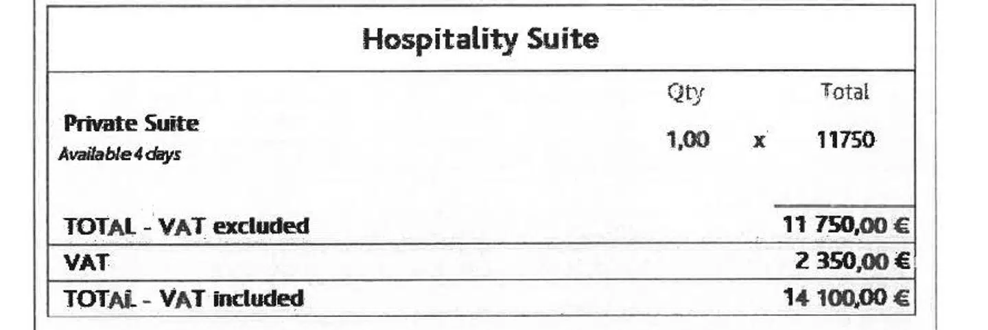 De danske møder i Cannes afholdes i hundedyre lokaler i den franske badeby. Her er regningen for Aalborg Kommunes booking af et mødelokale til 2020-udgaven af MIPIM, som endte med at blive aflyst. I alt 14.100 euro – mere end 100.000 kroner for en 'private suite' i fire dage.