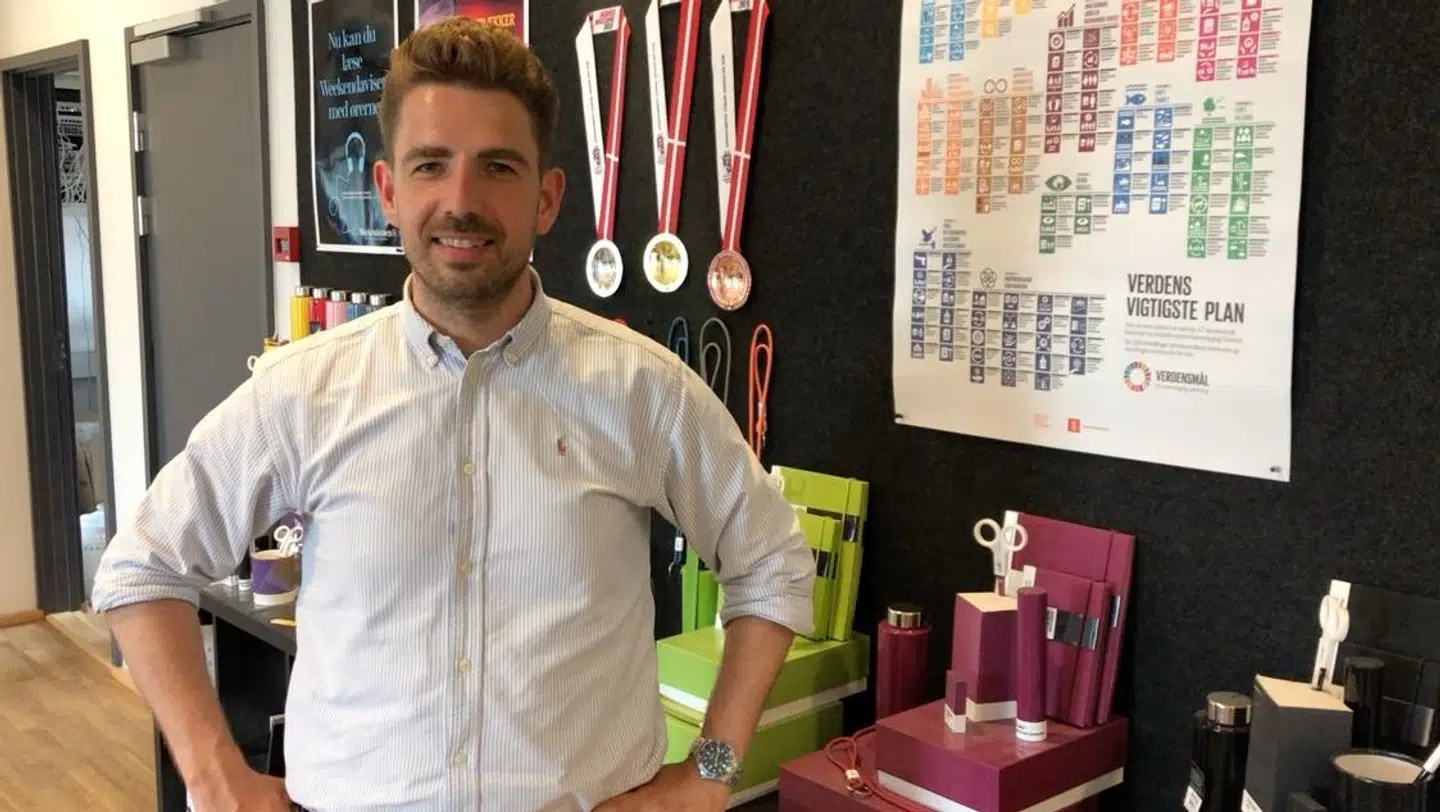 Christian Klinge er direktør for Entry Global. Foto: Privatfoto