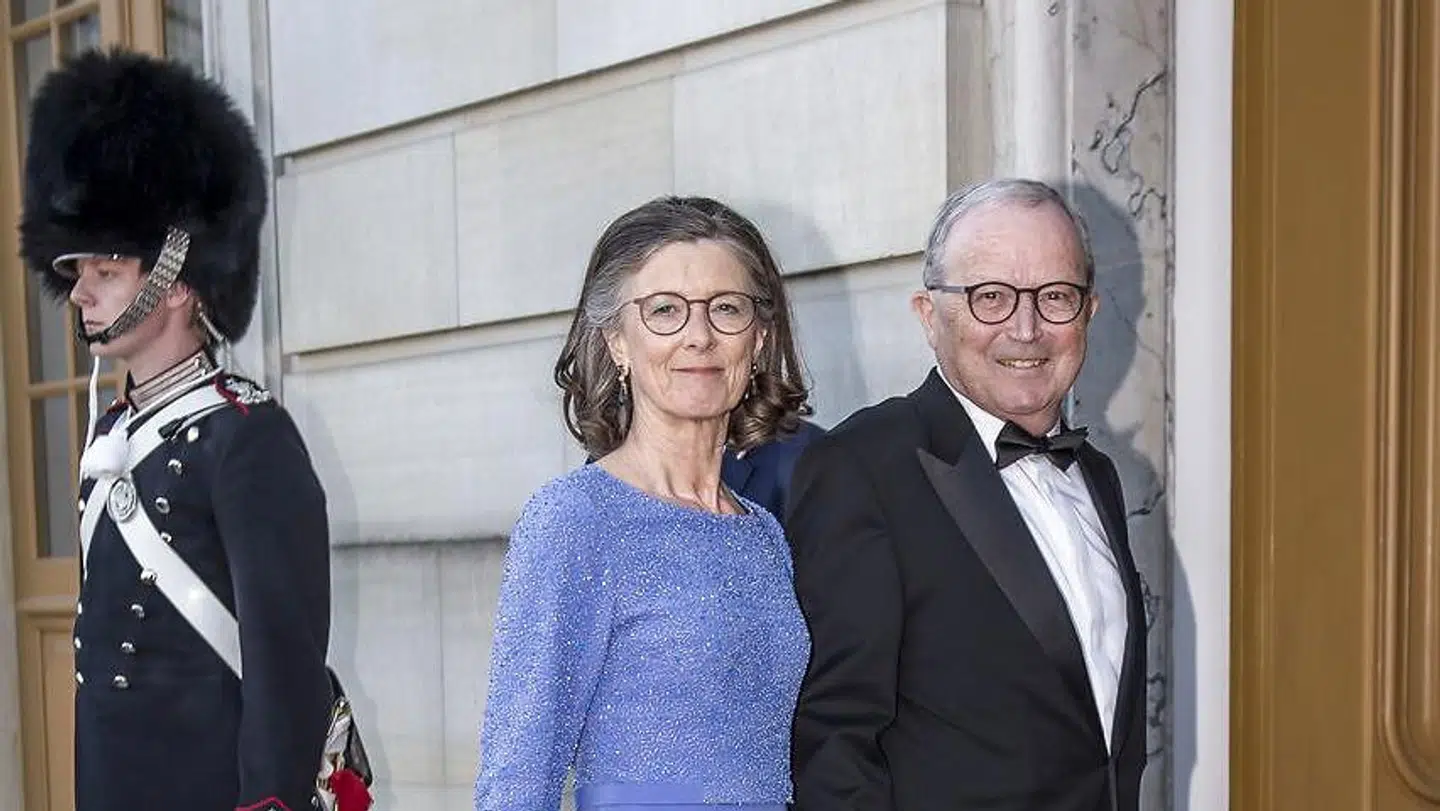 Kjeld Kirk Kristiansen ses her med sin kone, kammerherreinde Camilla Kirk Kristiansen.