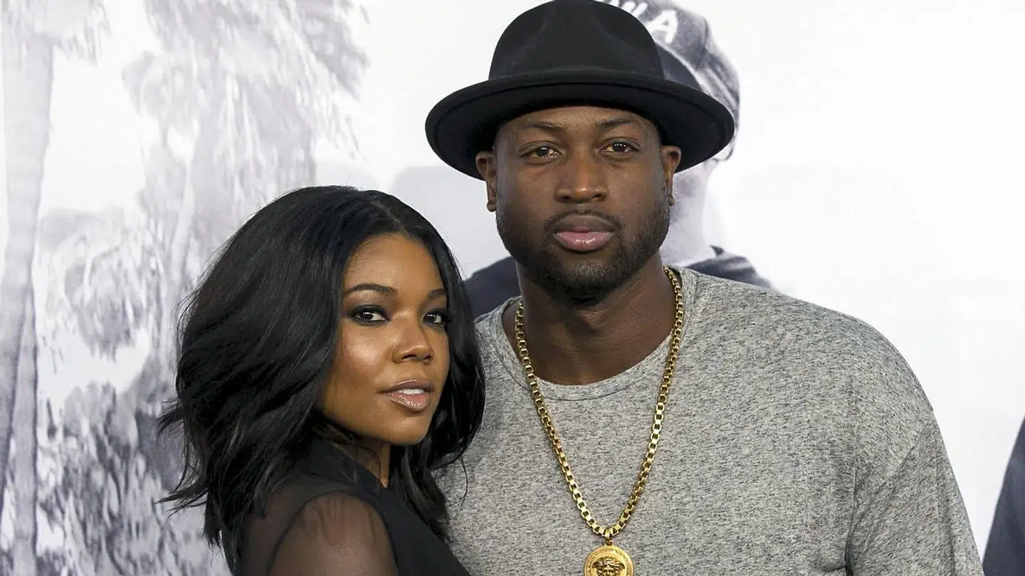 Gabrielle Union sammen med Dwyane Wade.