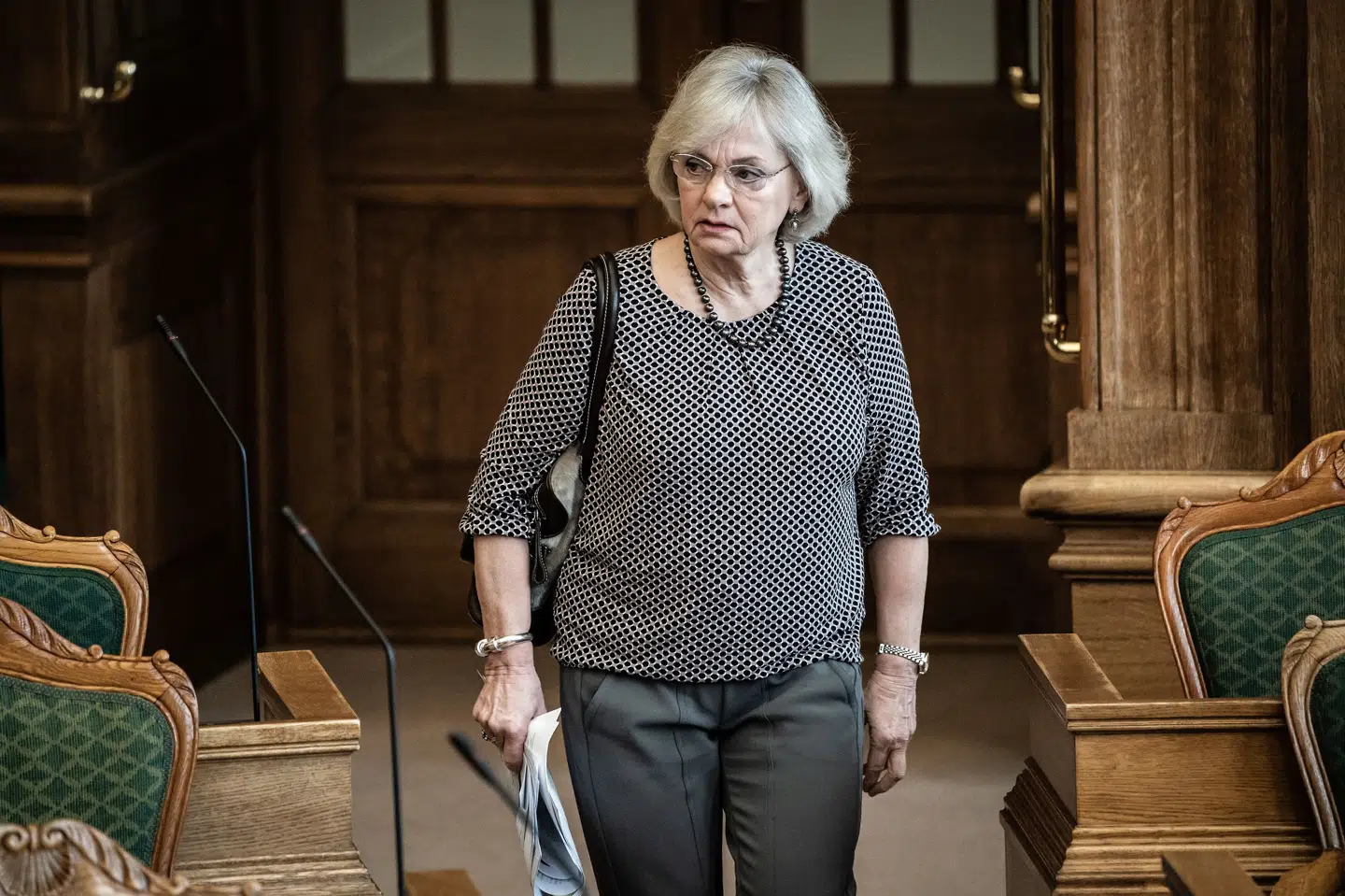 Pia Kjærsgaard (DF) opfordres af Dansk Folkepartis lokalformand i Gentofte til at gå efter at tage formandsposten i partiet. (Arkivfoto) Emil Helms/Ritzau Scanpix