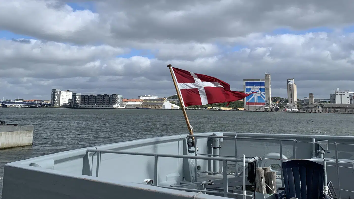 Stine Rex løber ofte langs havnefronten i Aalborg.