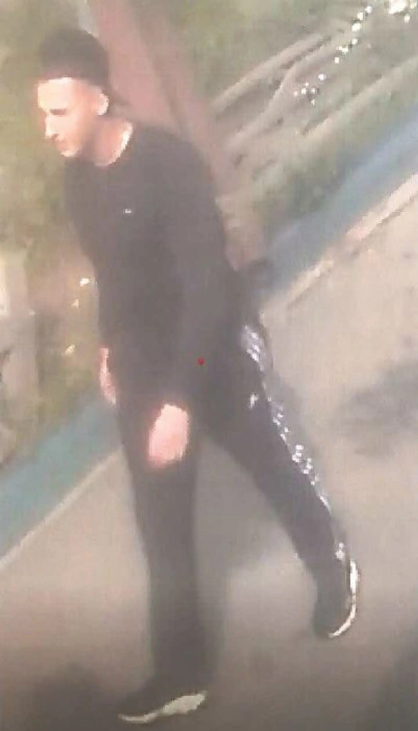 Her ses den anden mistænkte, B.