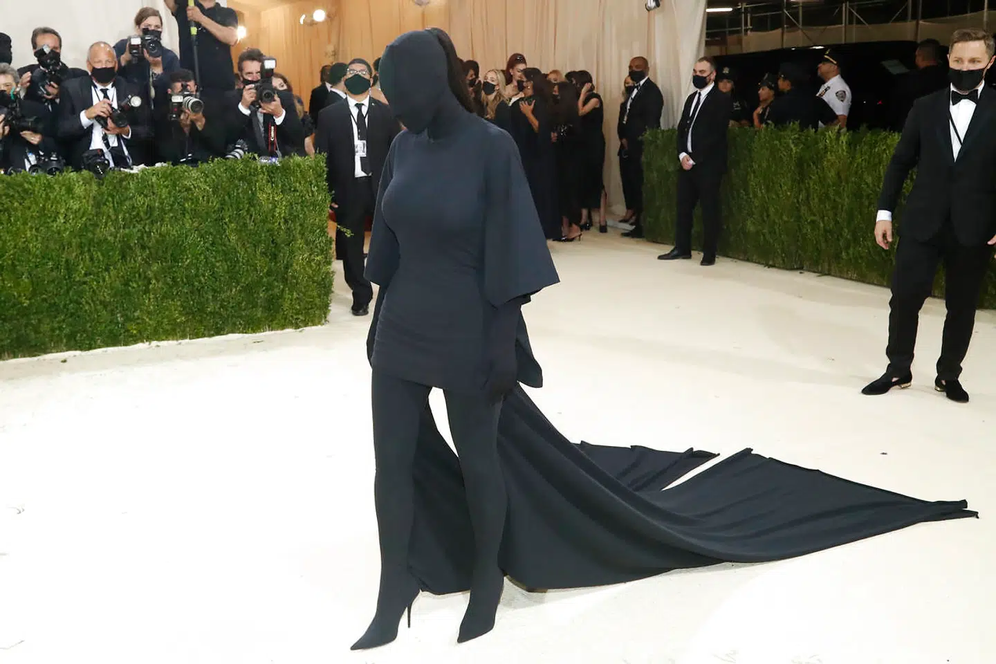 Kim Kardashian til Met Gala 2021.