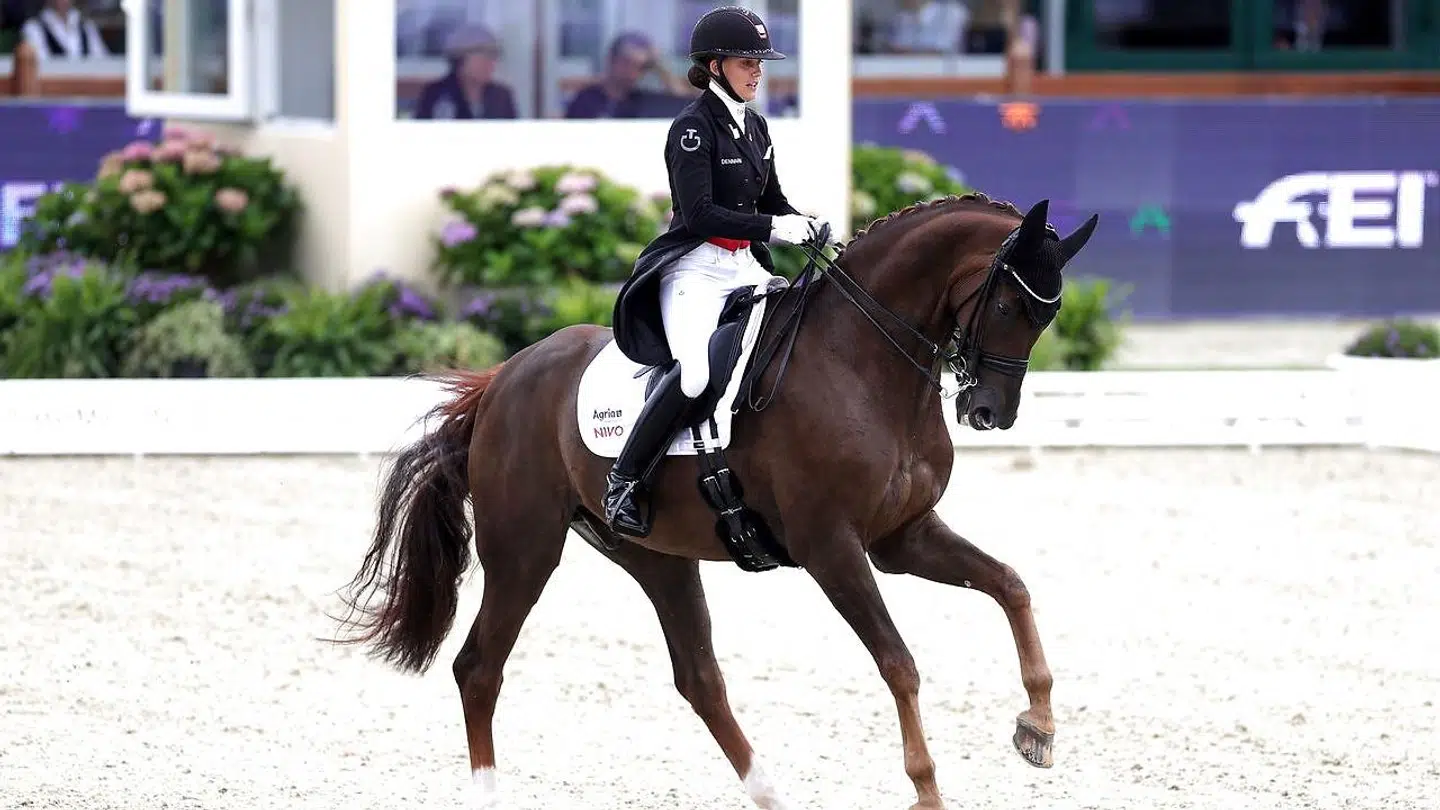 Cathrine Dufour ved årets EM, hvor hun vandt sølv i den sidste klasse.