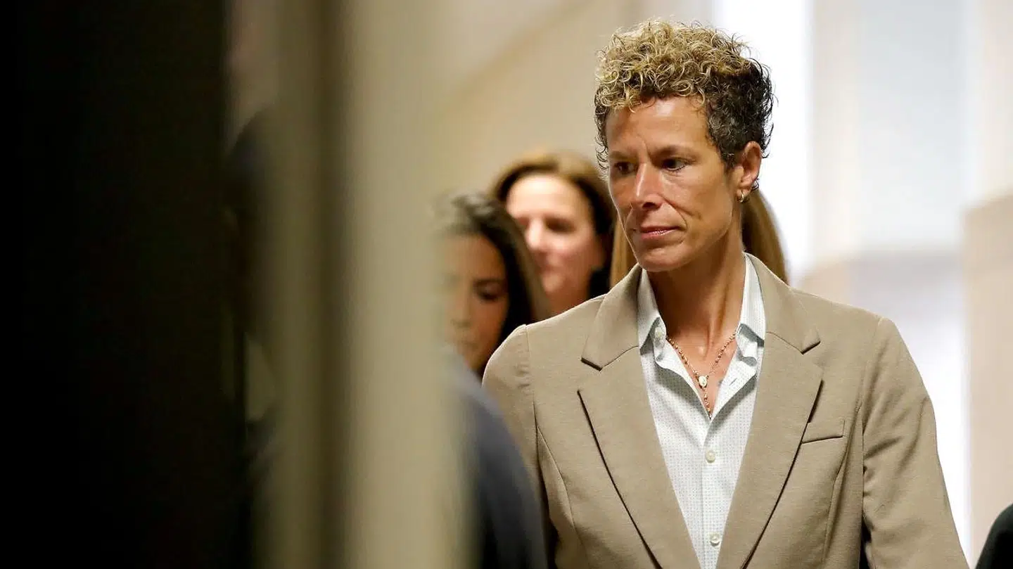 Andrea Constand under retssagen i 2018.