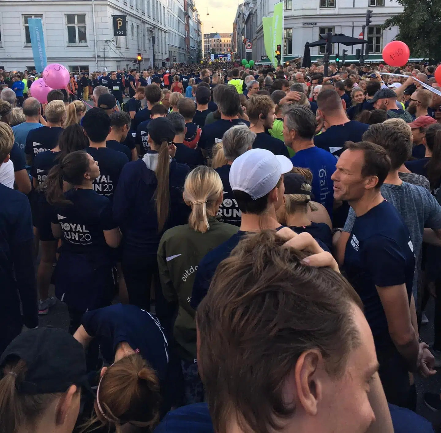 Folkemængden til Royal Run 12. september i København. Privatfoto.