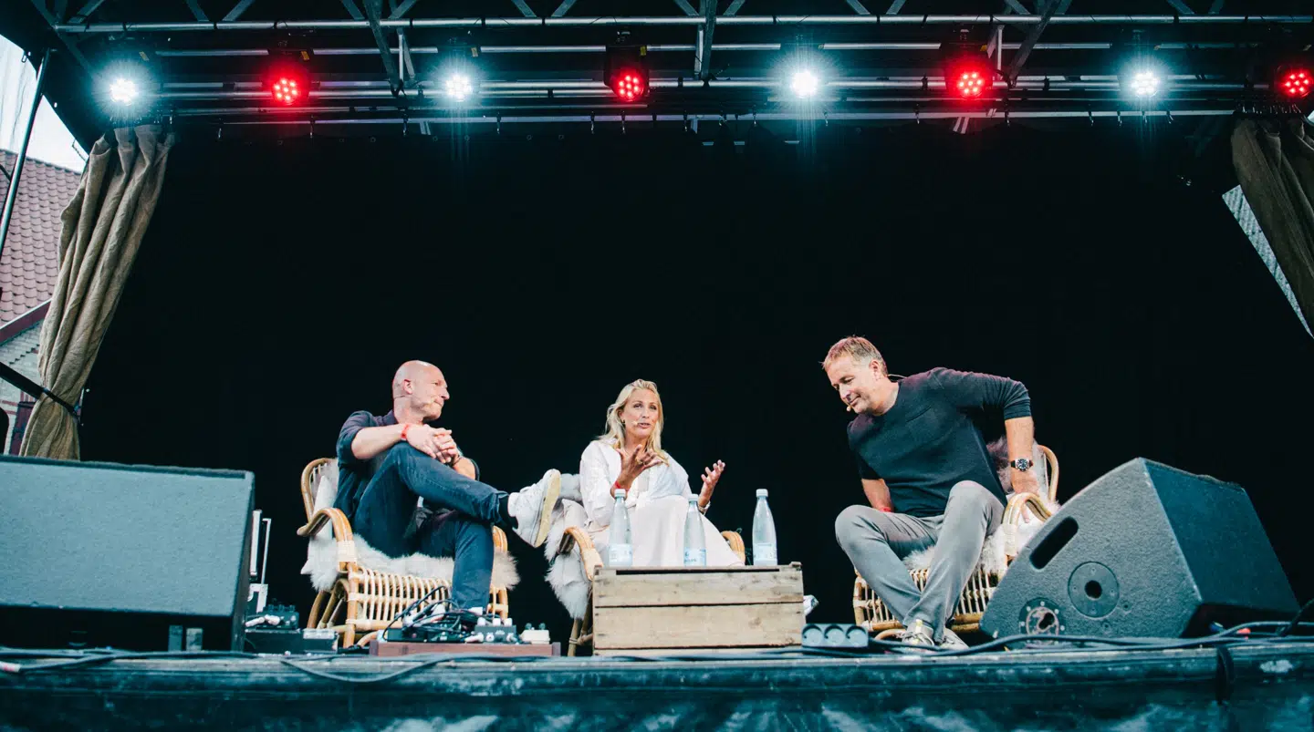 Der blev snakket om lidt af hvert i interviewet med Kasper Hjulmand - men selvfølgelig hændelsen med Christian Eriksen fyldte en del.