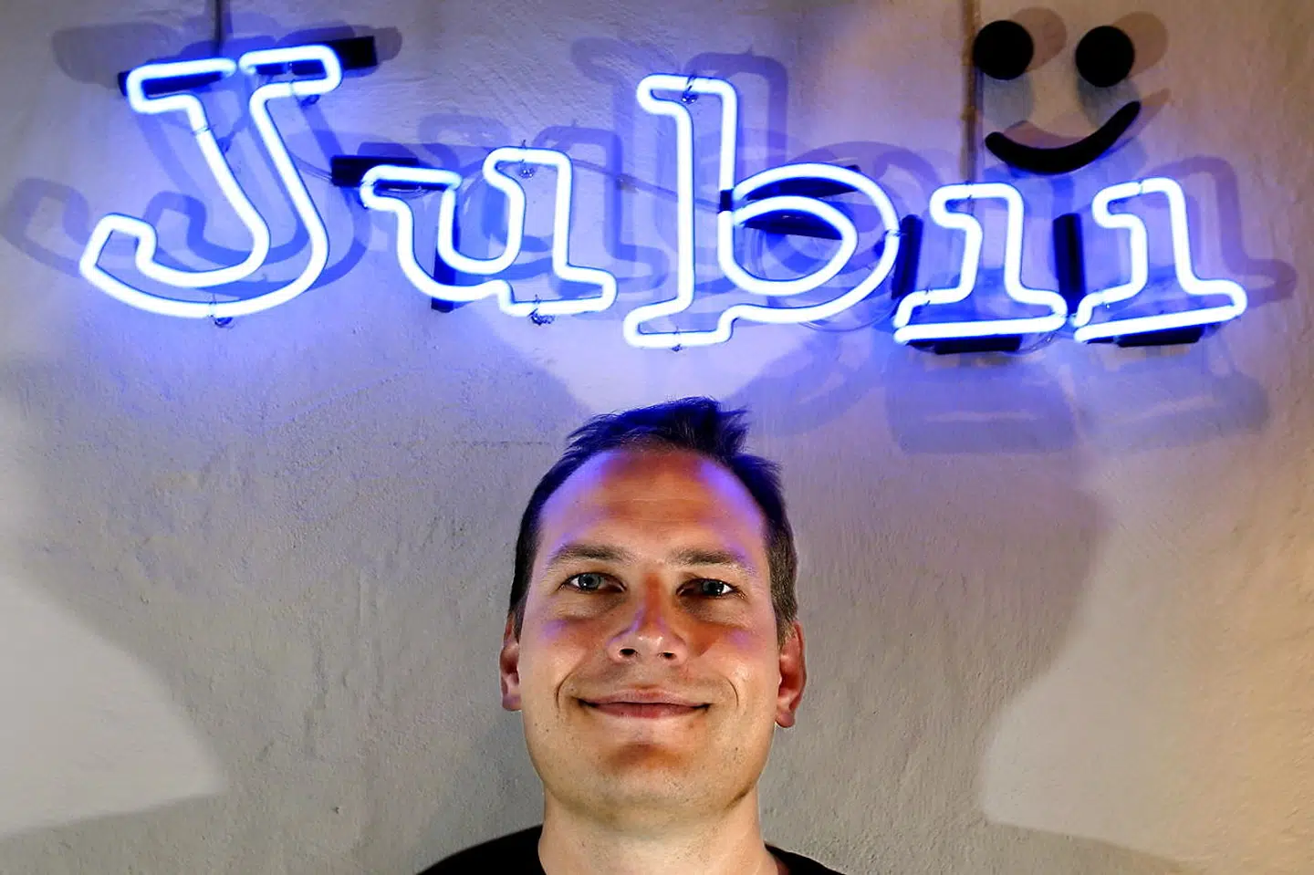 En ung og meget glad Martin Thorborg i de vilde Jubii-dage. En berusende tid, kalder han årene.