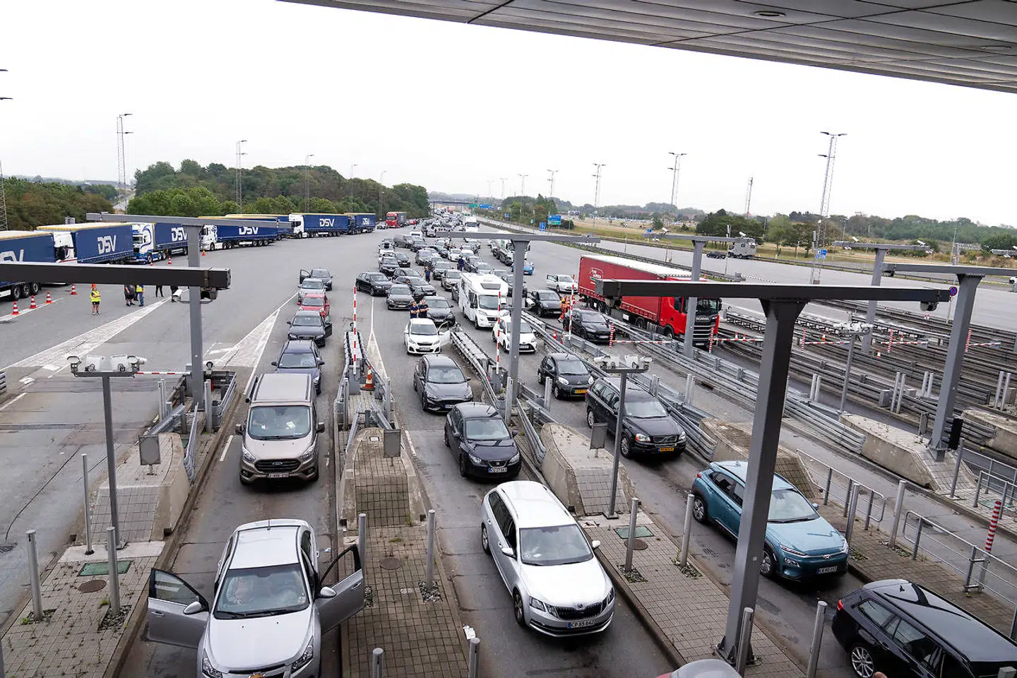 Broløbet Storebælt gennemføres for 8. gang lørdag den 11. september 2021. Løbet foregår på Storebæltsbroen mellem Sjælland og Fyn og der løbes både kvart- halv- og børnemarathon.. (Foto: Claus Bech/Ritzau Scanpix)