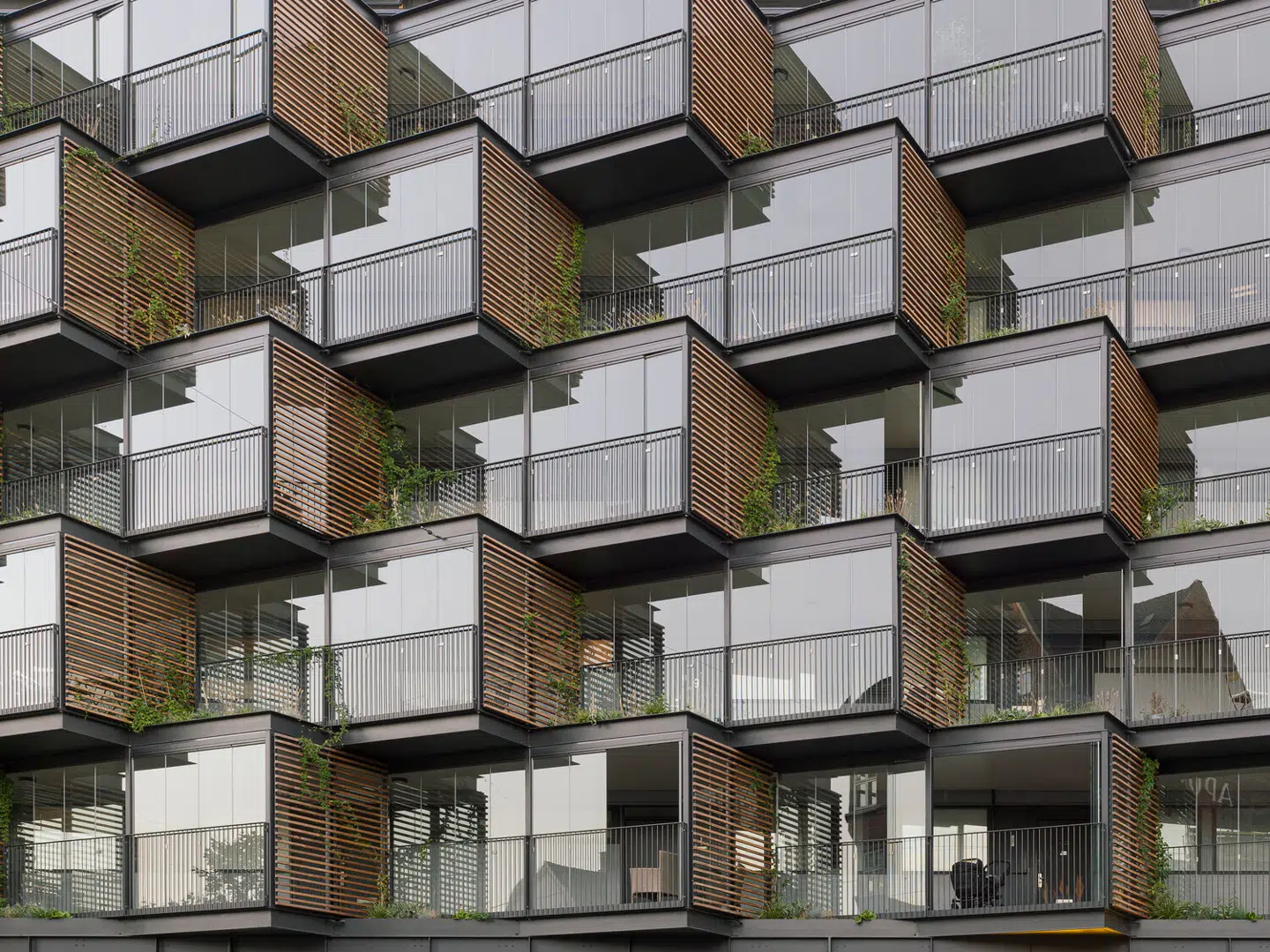 Sådan ser den nye facade af Ørsteds Haver ud. Foto: Hampus Berntson