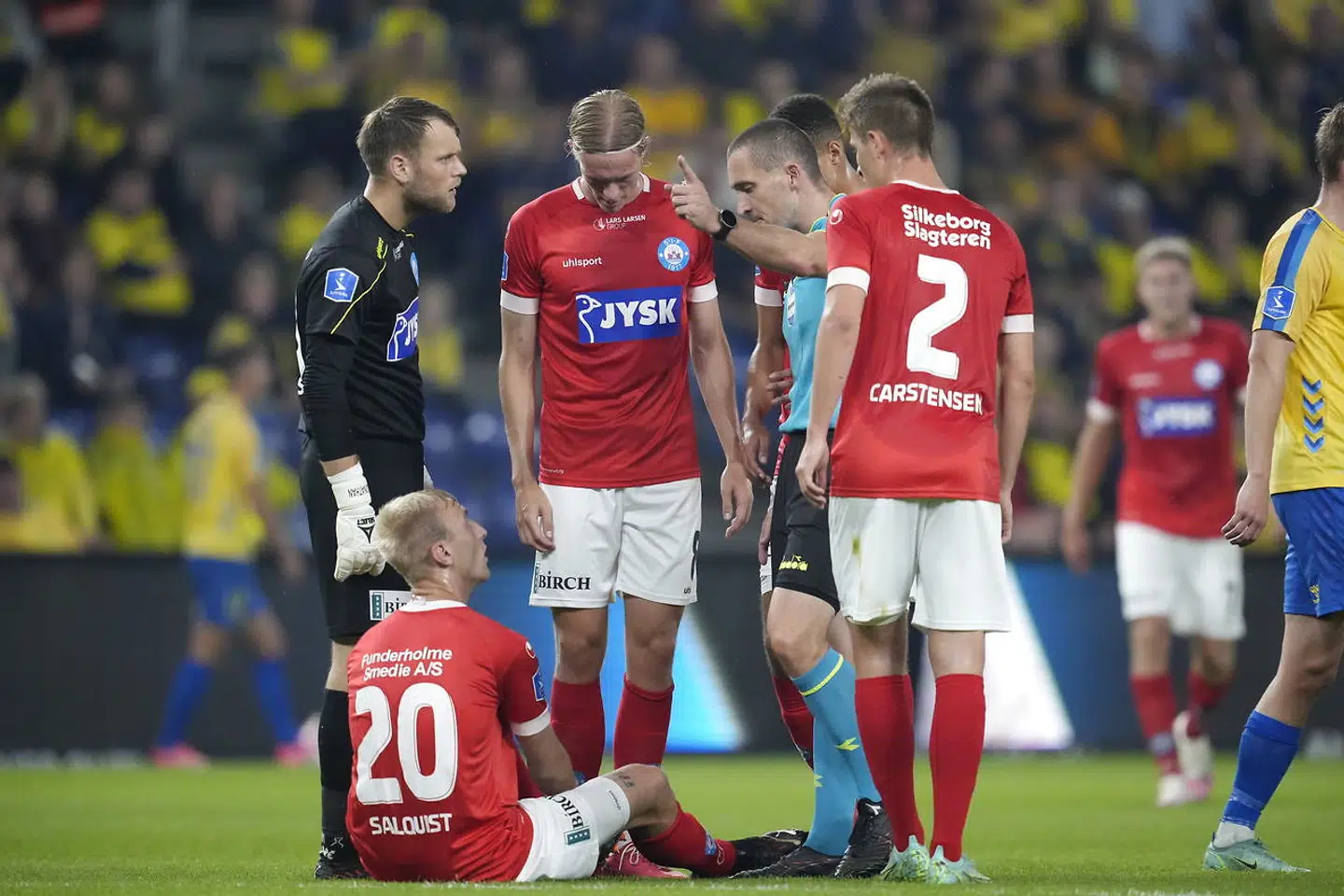 Superligakampen mellem Brøndby IF og Silkeborg IF på Brøndby Stadion fredag den 10. september 2021.