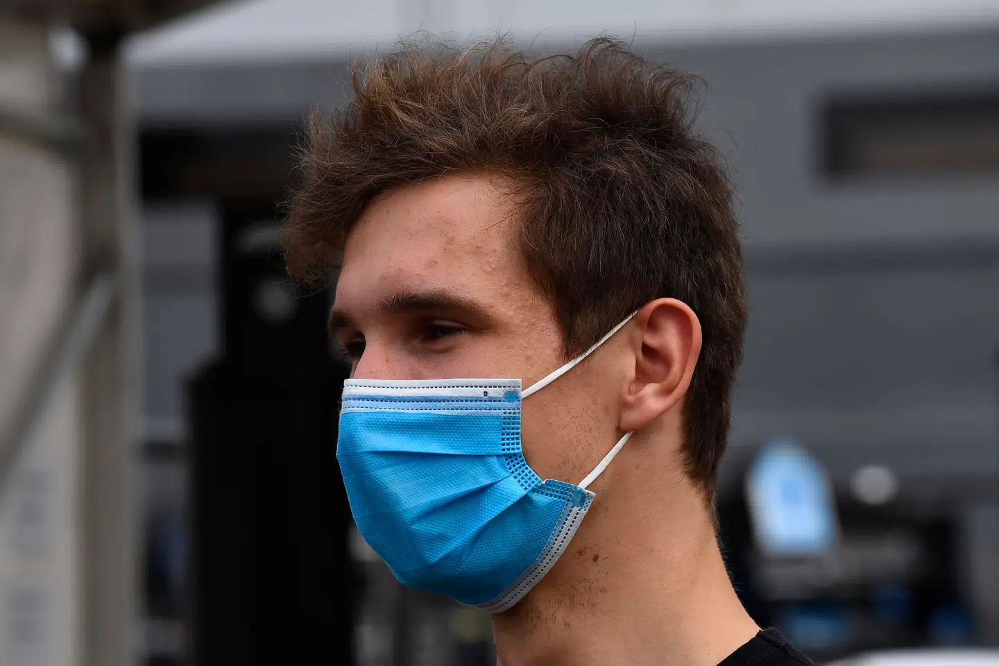 Christian Lundgaard inden den skuffende kvalifikation i Monza, hvor han blot blev nummer 19 ud af 22 kørere.