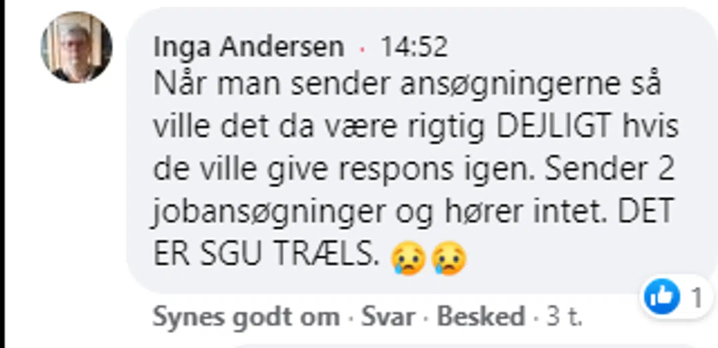 Seerne kunne sagtens følge problemstillingen i at føle sig overset af arbejdsgiverne på baggrund af deres alder. Blandt andre Inga Andersen.