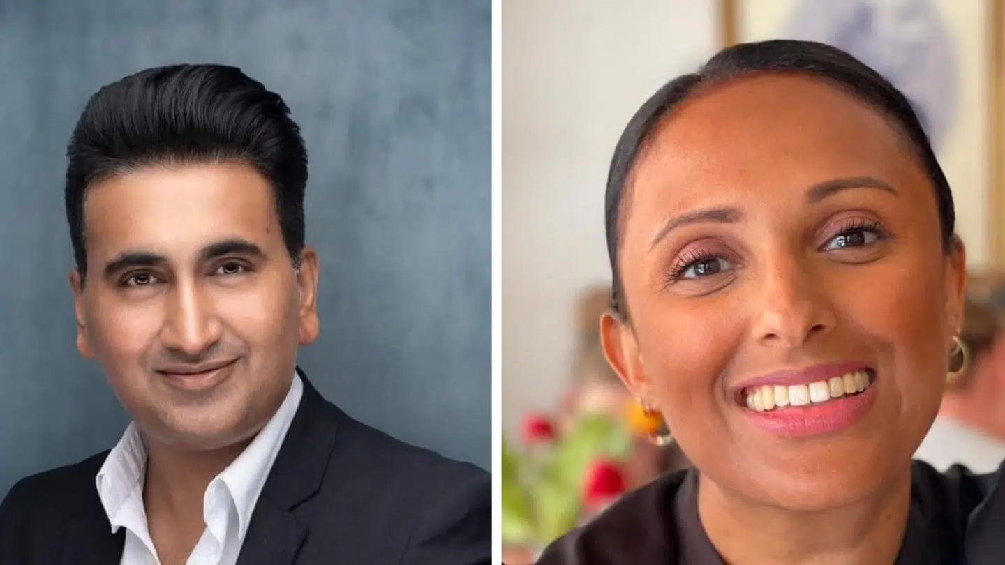 Yasar Nazir og Sarah Sörensen skifter begge til Johnny Killerups nye lokalliste, Liberaterne. Foto: Kampagne og Privat.