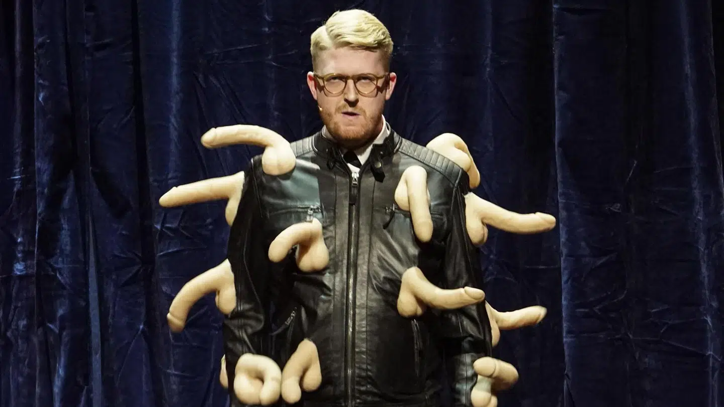 Nikolaj Stokholm var vært ved Zulu Comedy Galla 2021.